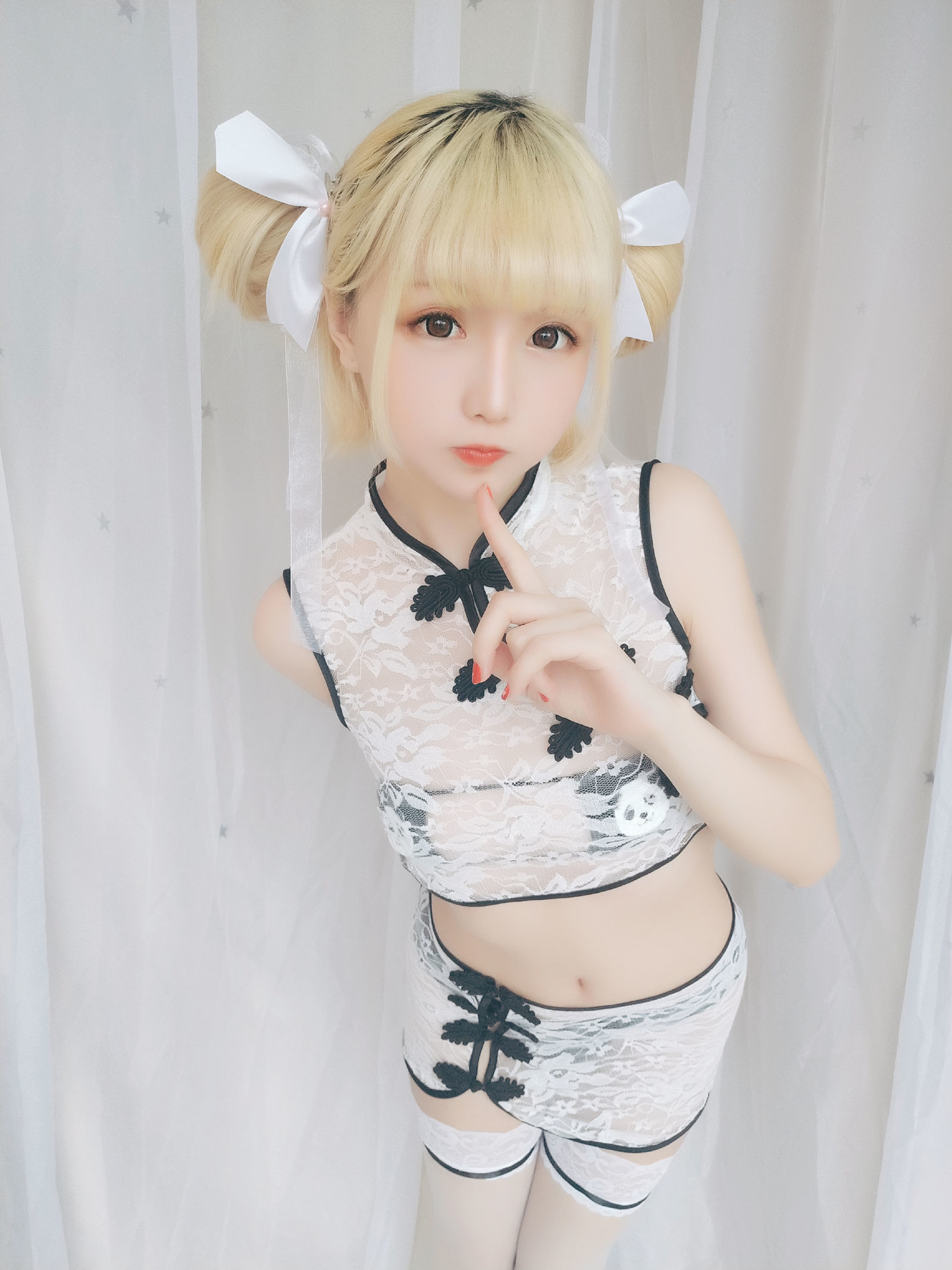 星之迟迟 VOL.16 熊猫旗袍-图12