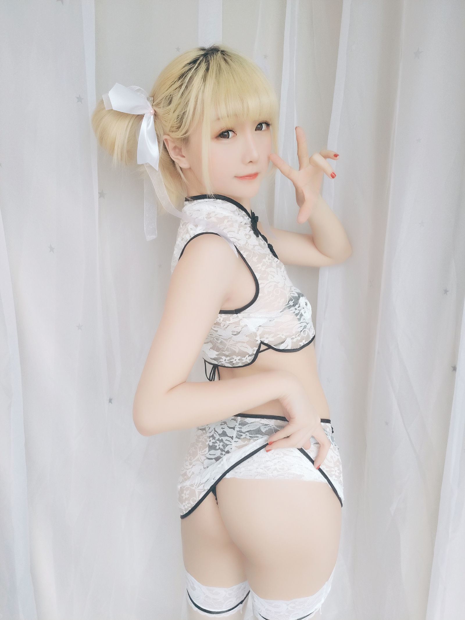 星之迟迟 VOL.16 熊猫旗袍-图13