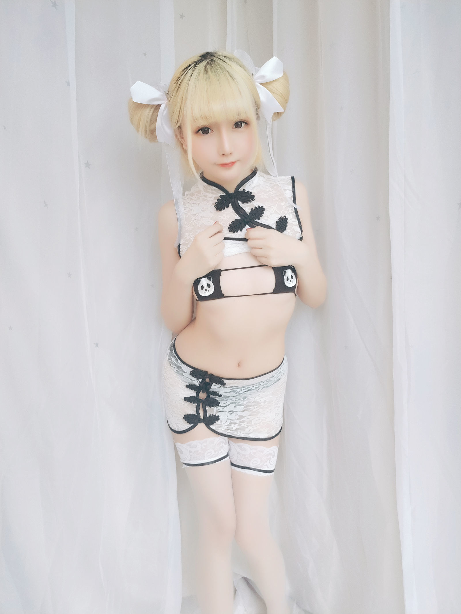 星之迟迟 VOL.16 熊猫旗袍-图17