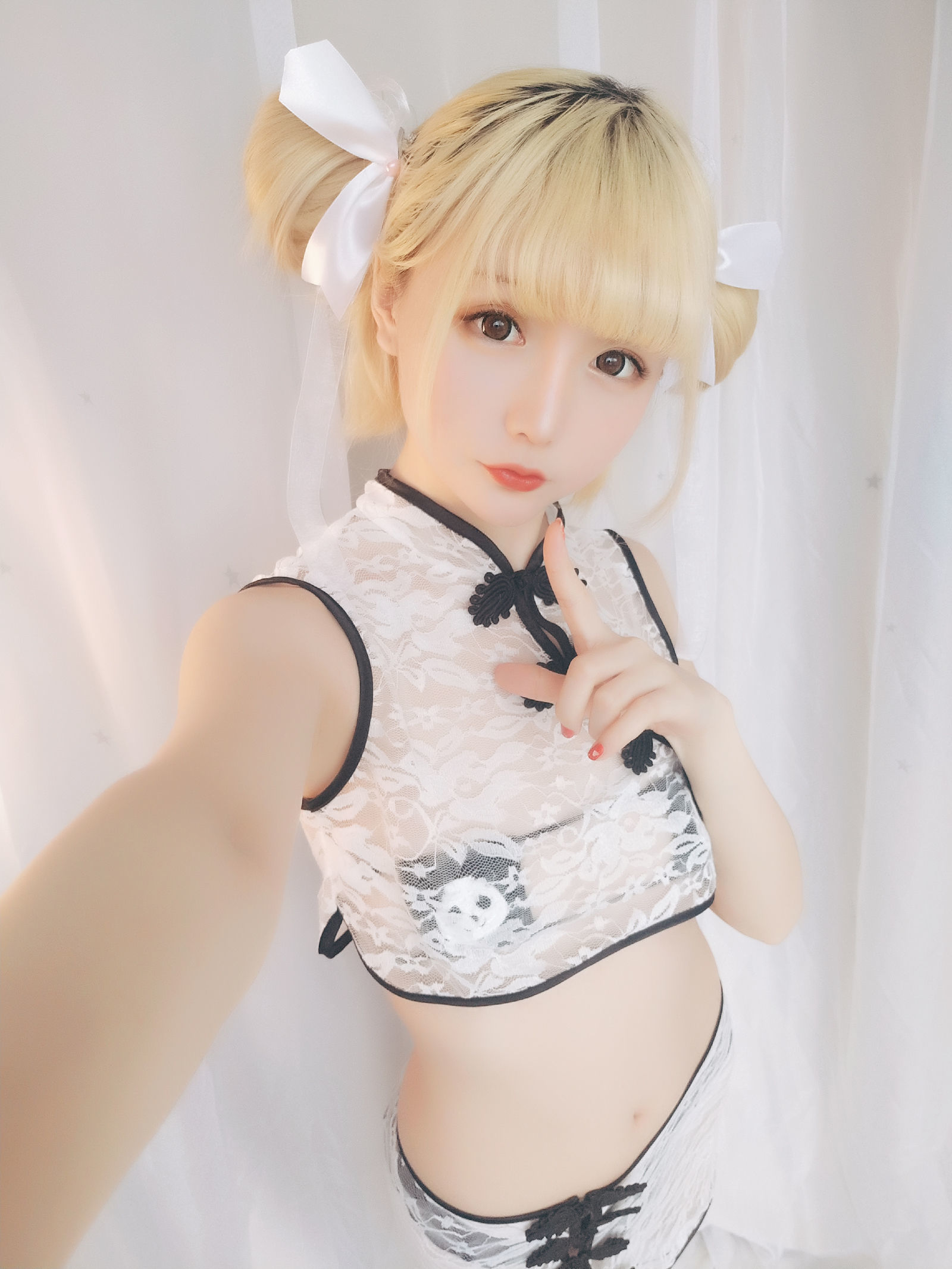 星之迟迟 VOL.16 熊猫旗袍-图20