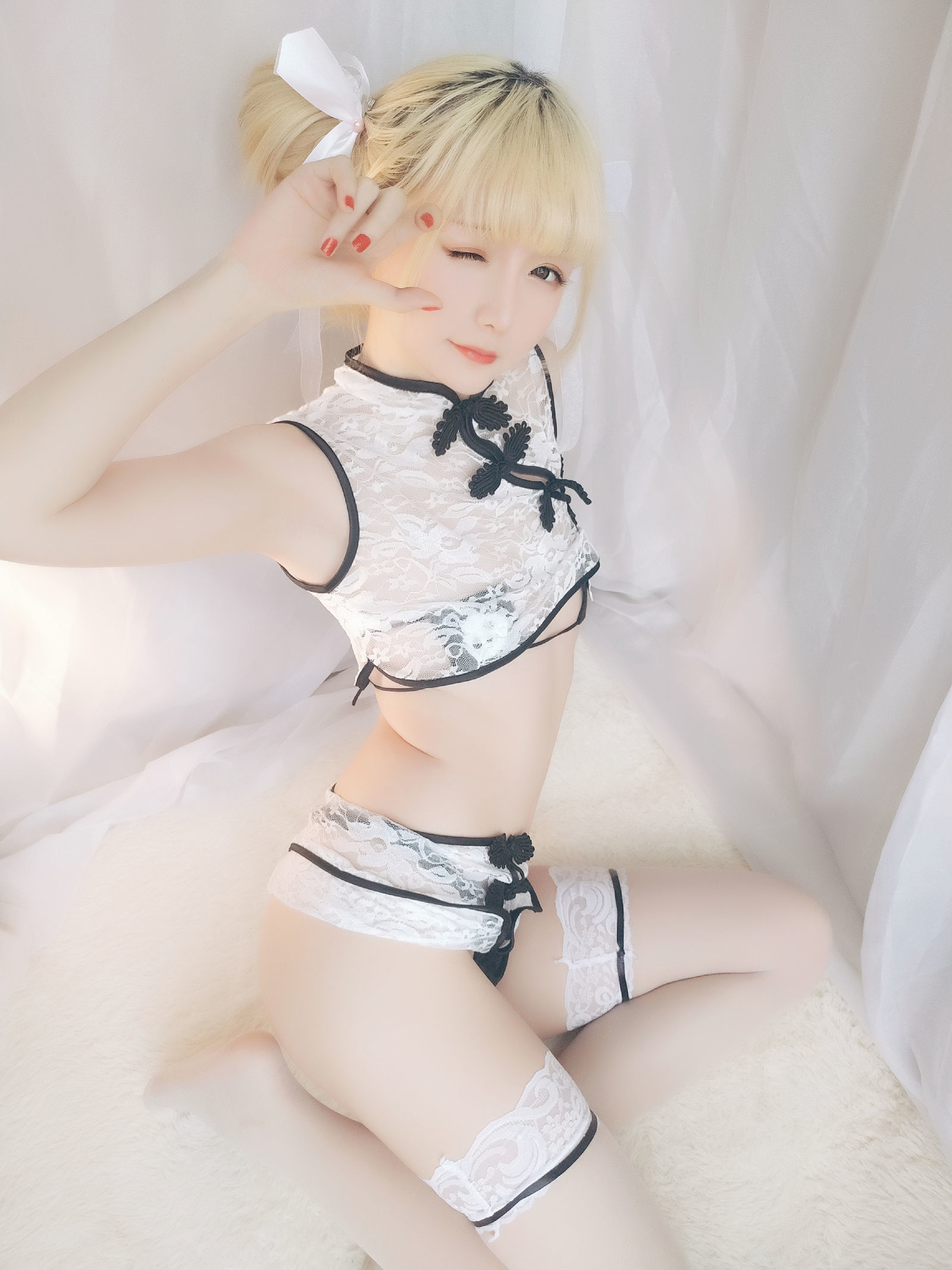 星之迟迟 VOL.16 熊猫旗袍-图24