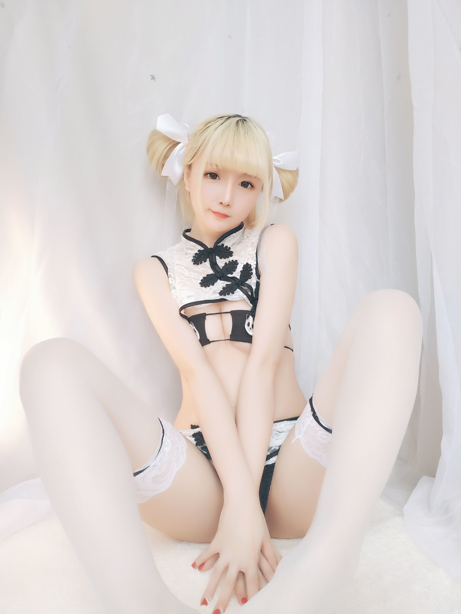 星之迟迟 VOL.16 熊猫旗袍-图34