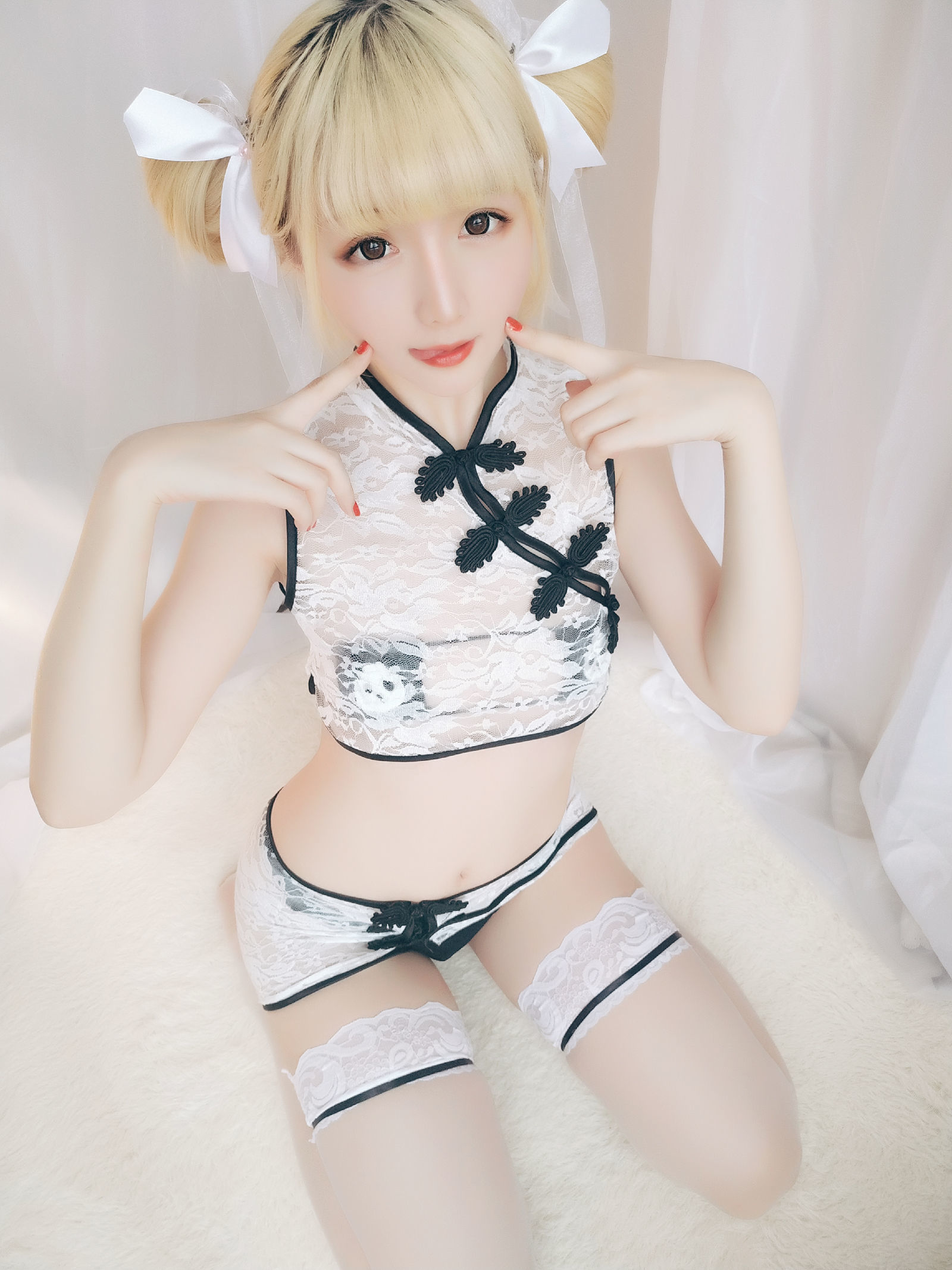 星之迟迟 VOL.16 熊猫旗袍-图38