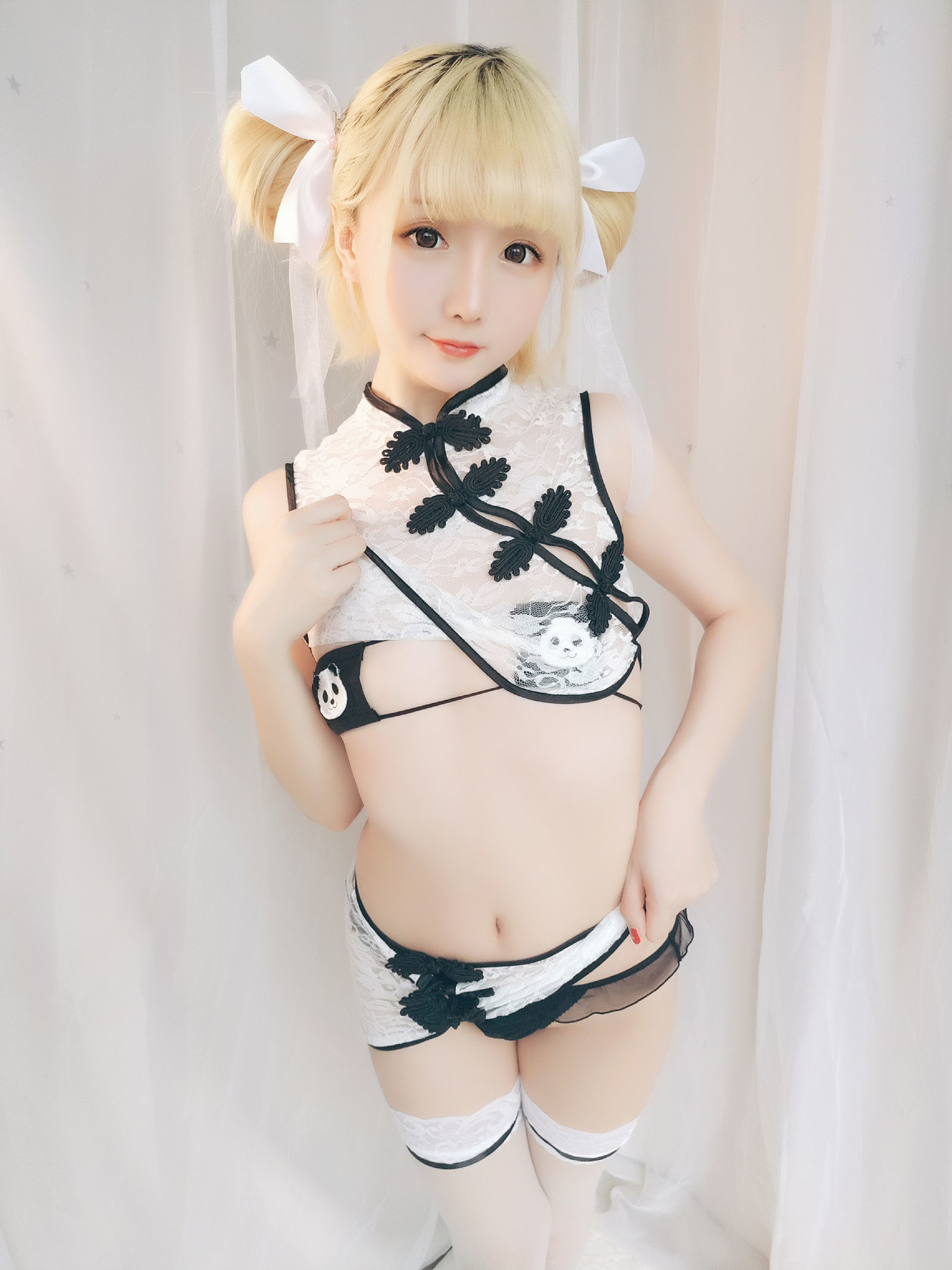 星之迟迟 VOL.16 熊猫旗袍-图39