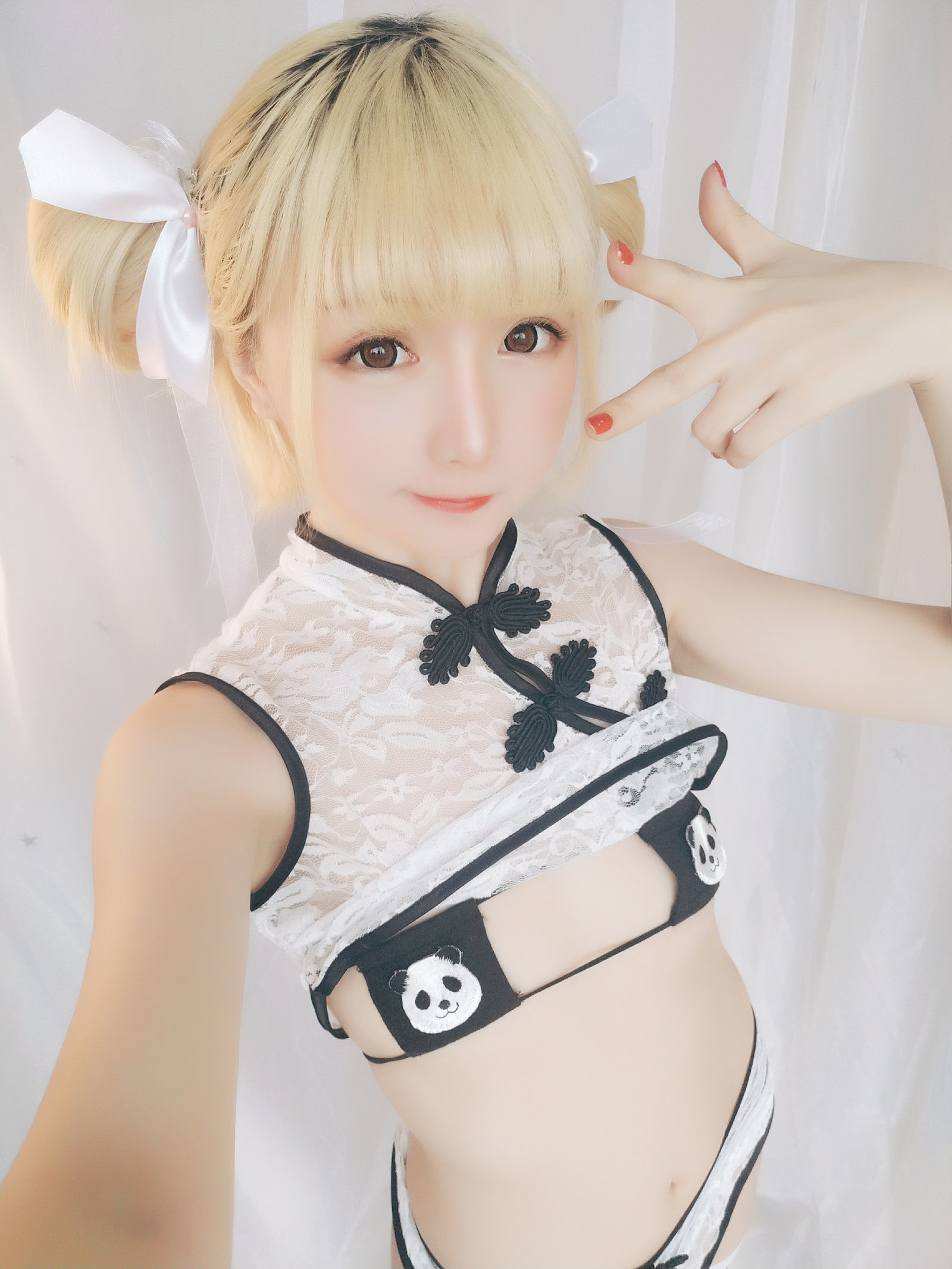 星之迟迟 VOL.16 熊猫旗袍-图41