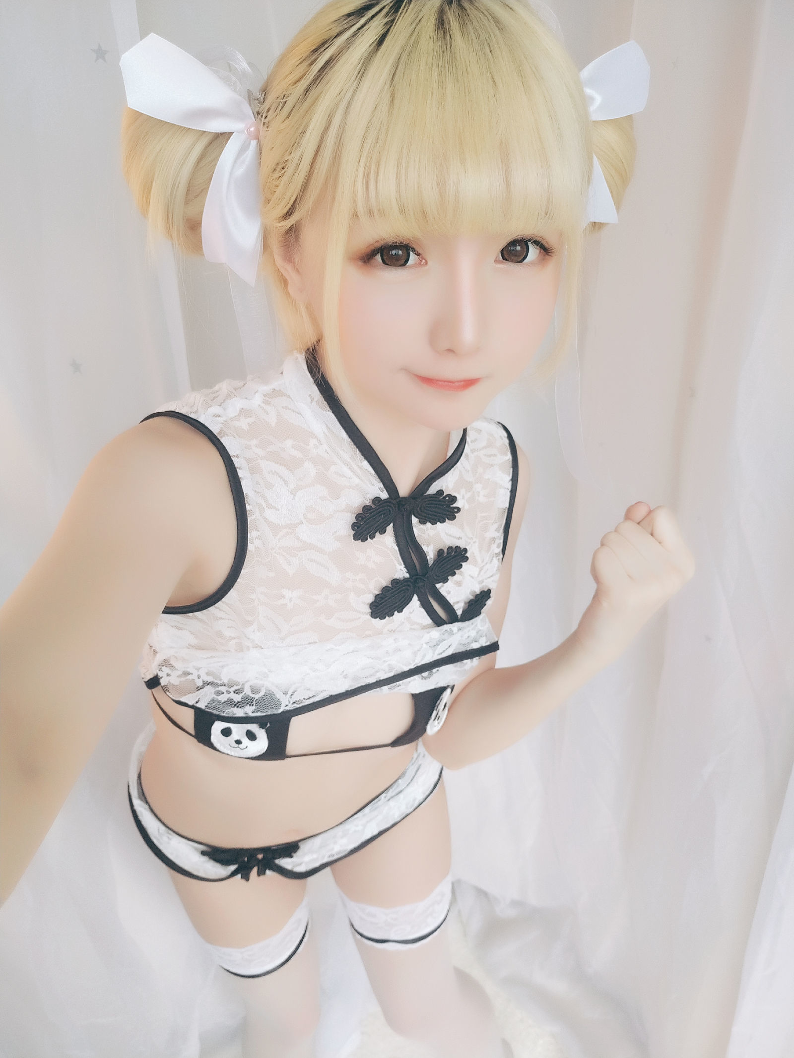 星之迟迟 VOL.16 熊猫旗袍-图4