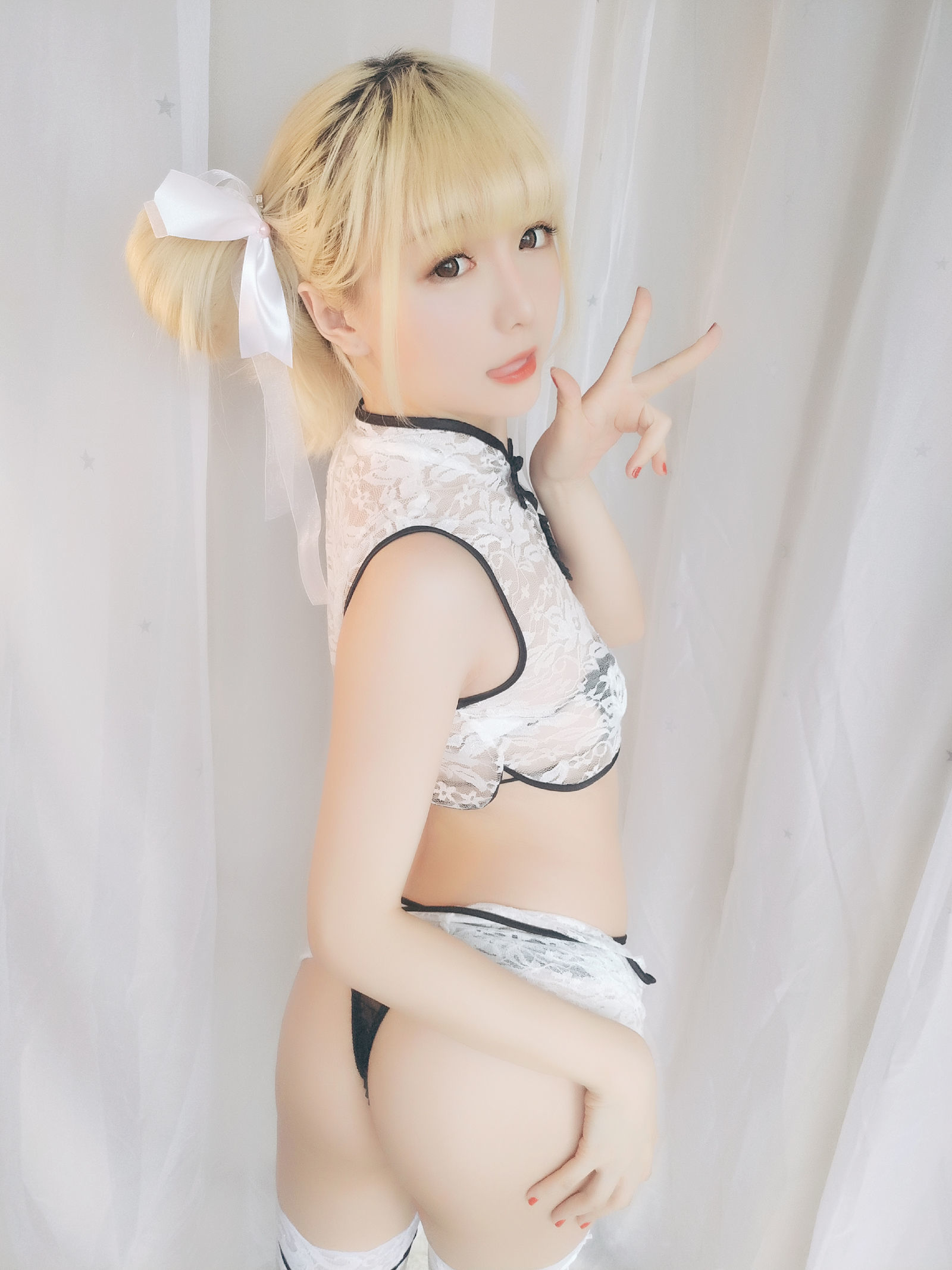 星之迟迟 VOL.16 熊猫旗袍-图49