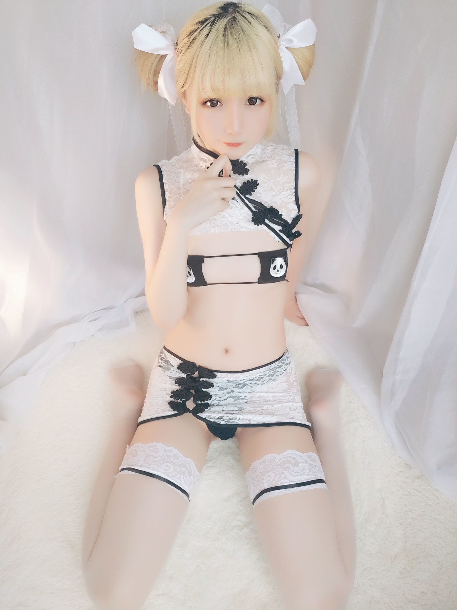 星之迟迟 VOL.16 熊猫旗袍-图53
