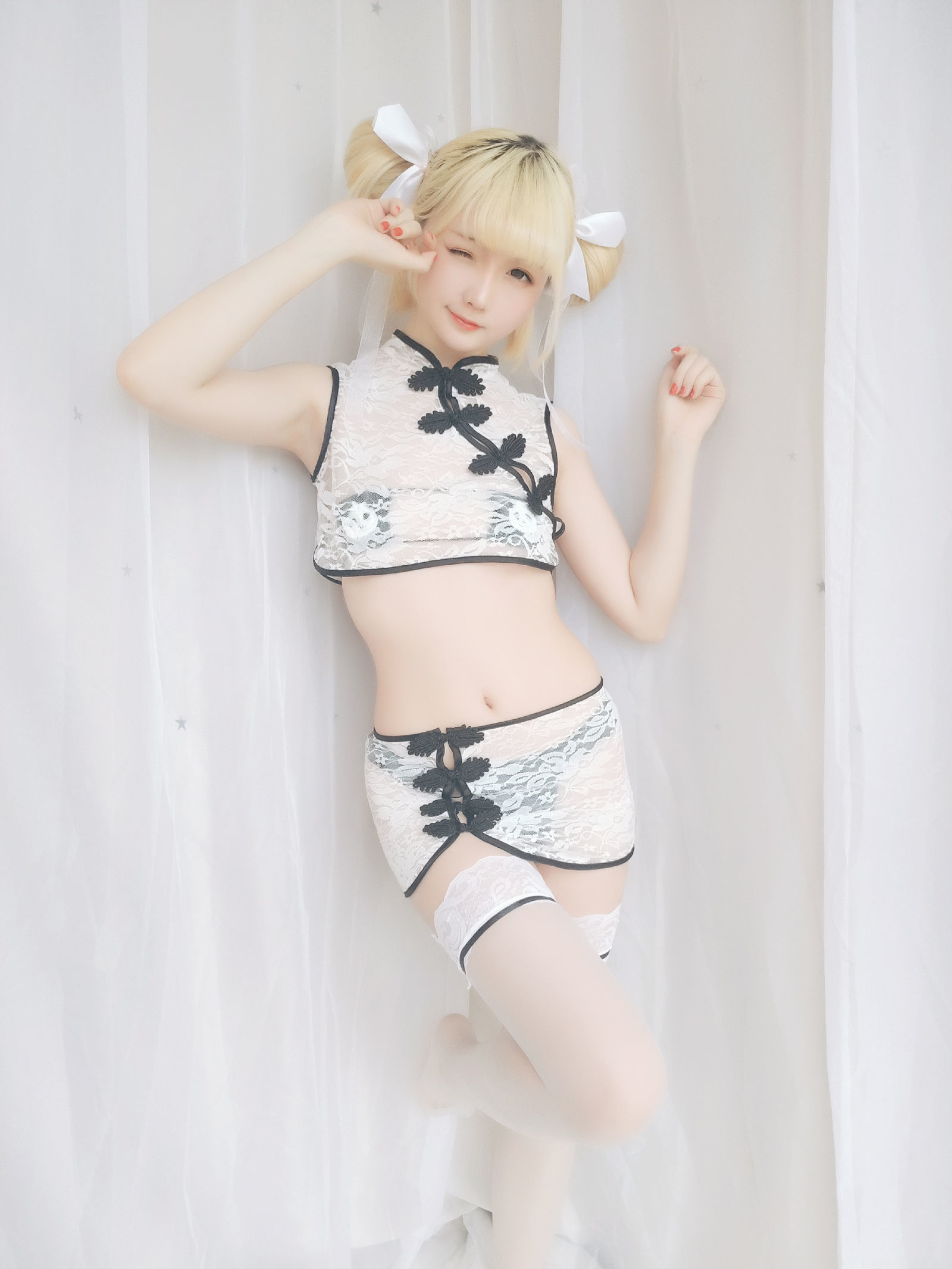 星之迟迟 VOL.16 熊猫旗袍-图5