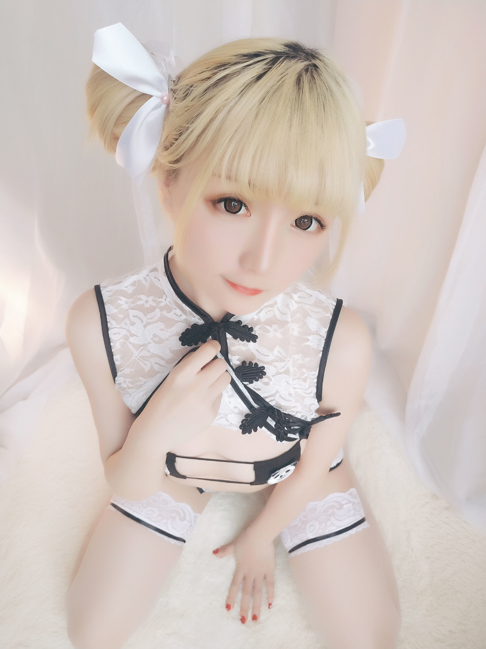 星之迟迟 VOL.16 熊猫旗袍-图6