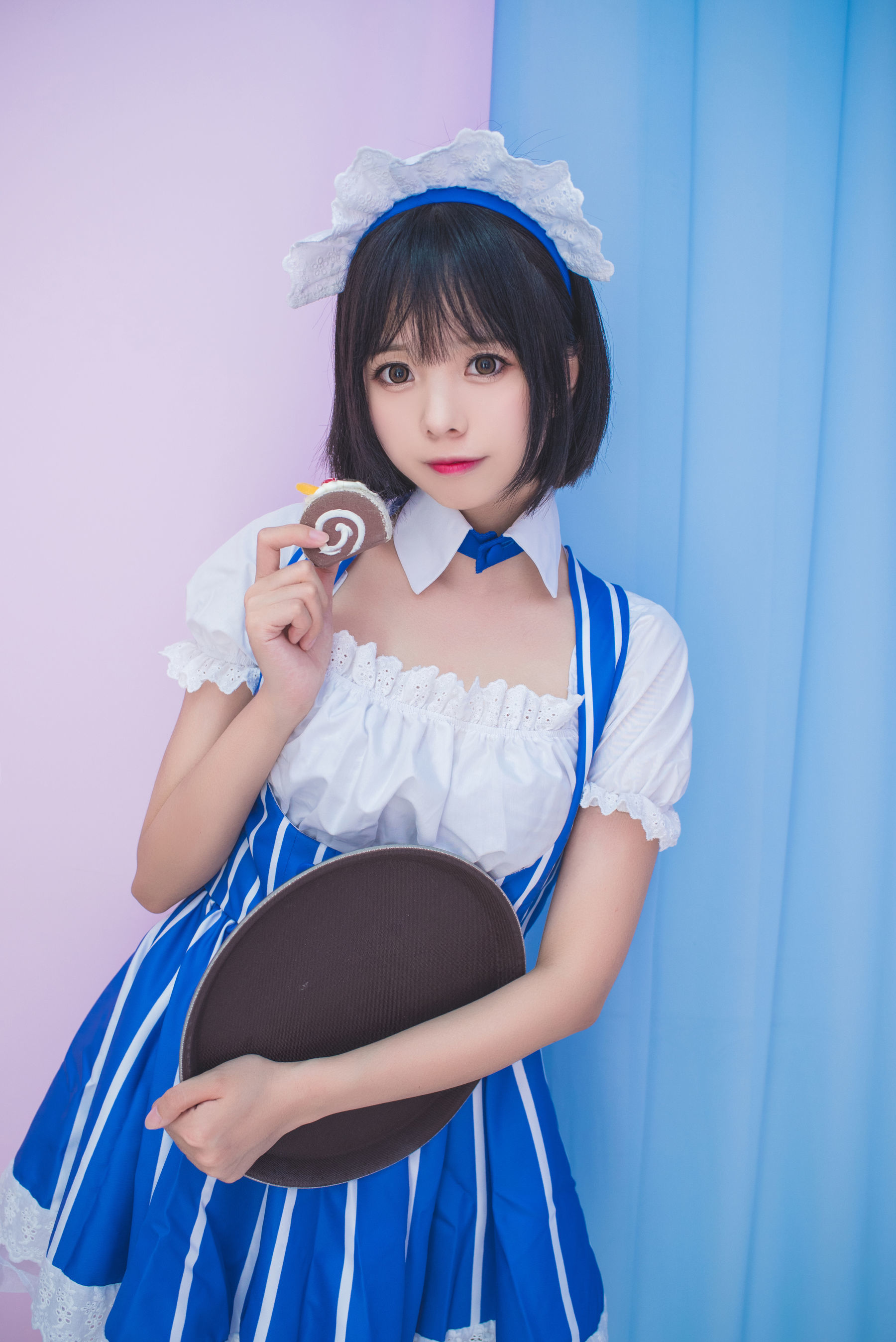 白金Saki - 女仆-图5