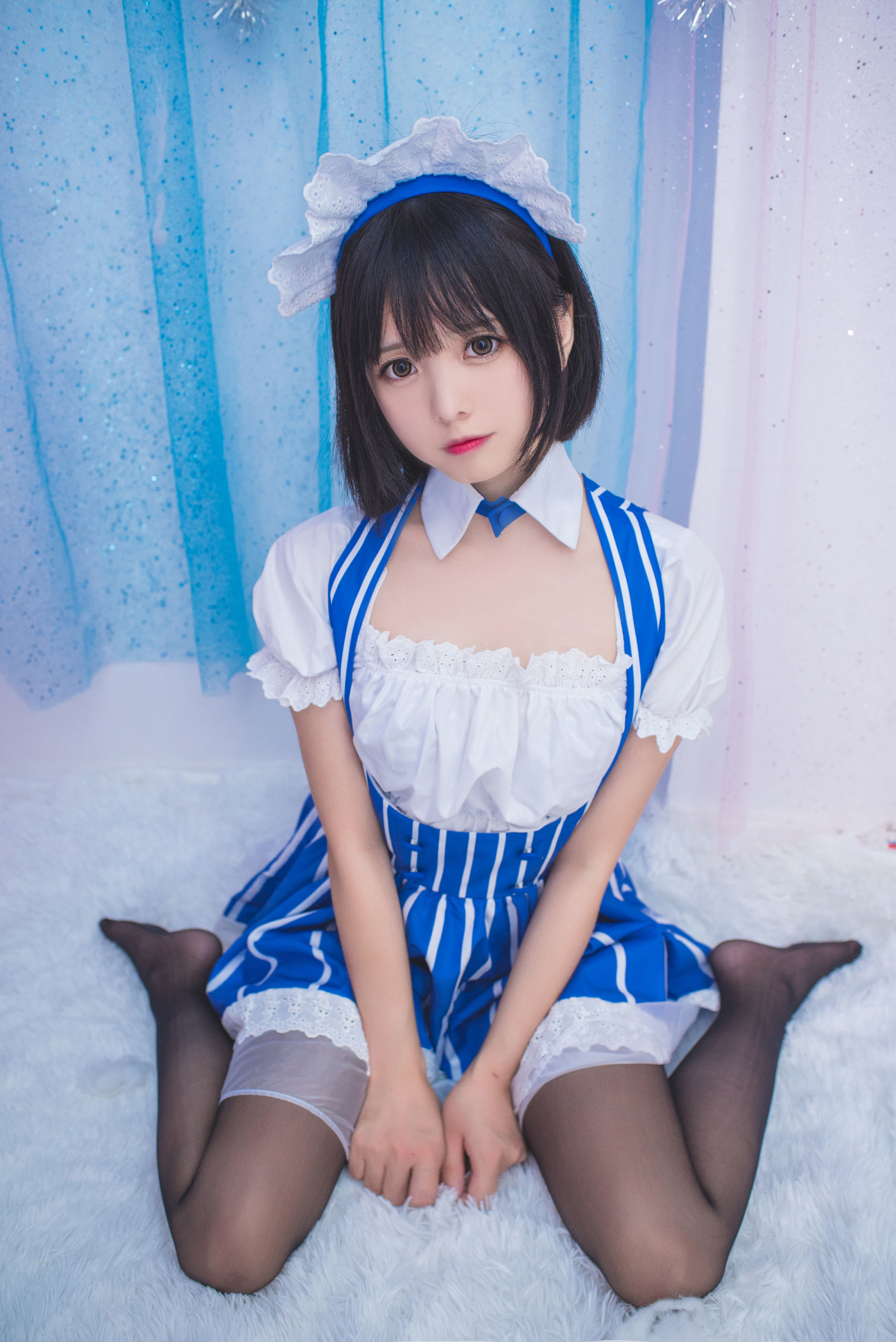 白金Saki - 女仆-图6