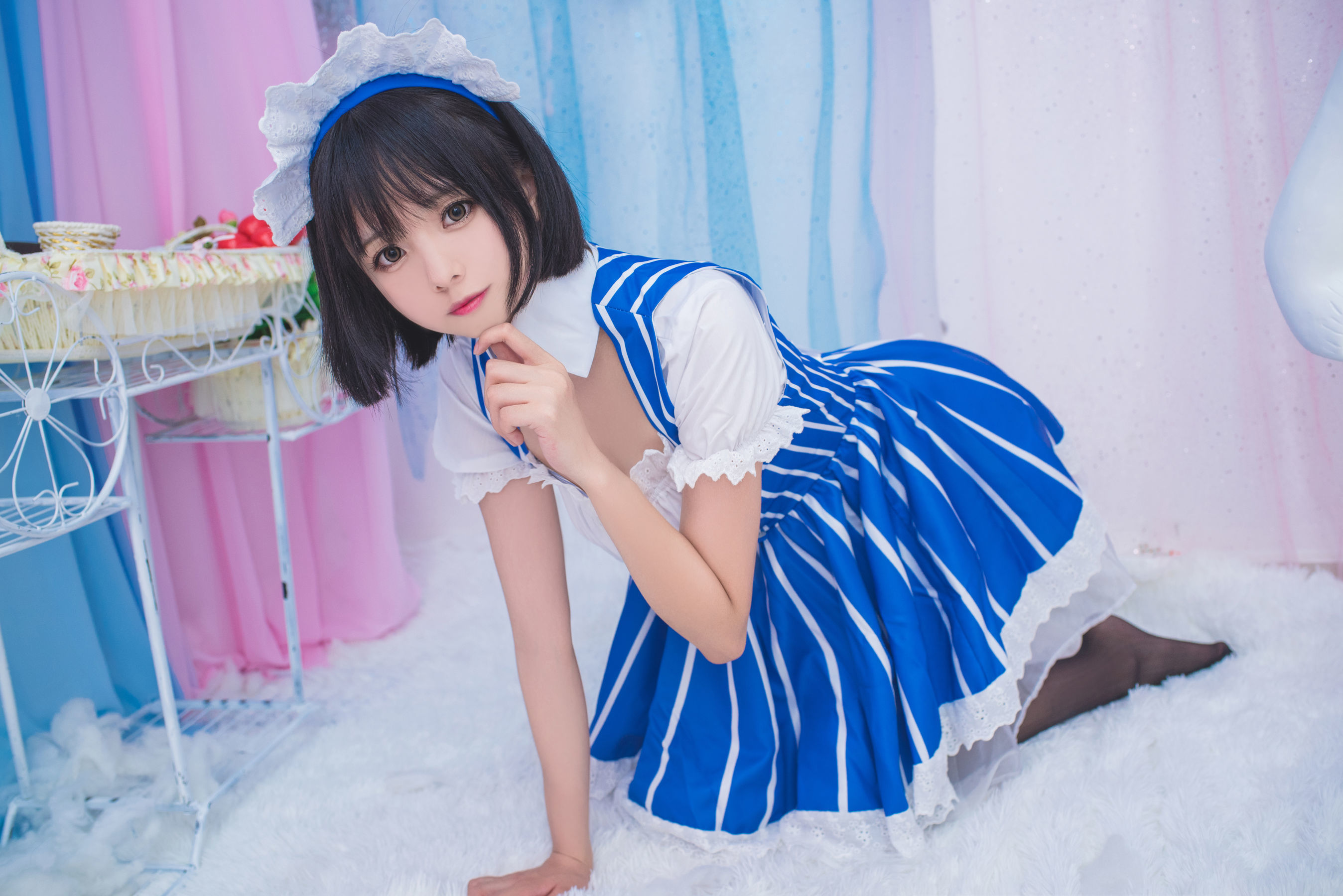白金Saki - 女仆-图7