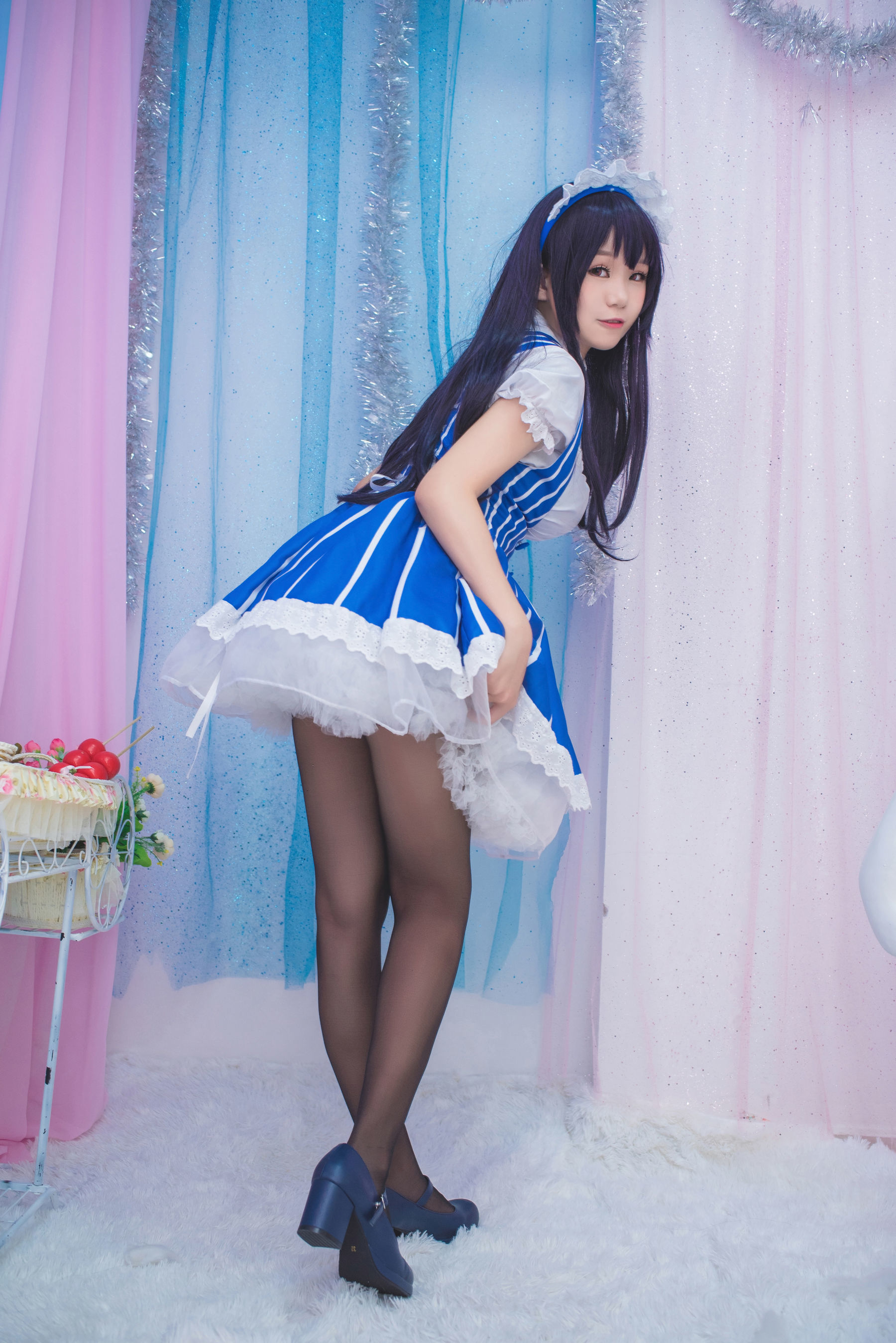 白金Saki - 女仆-图8