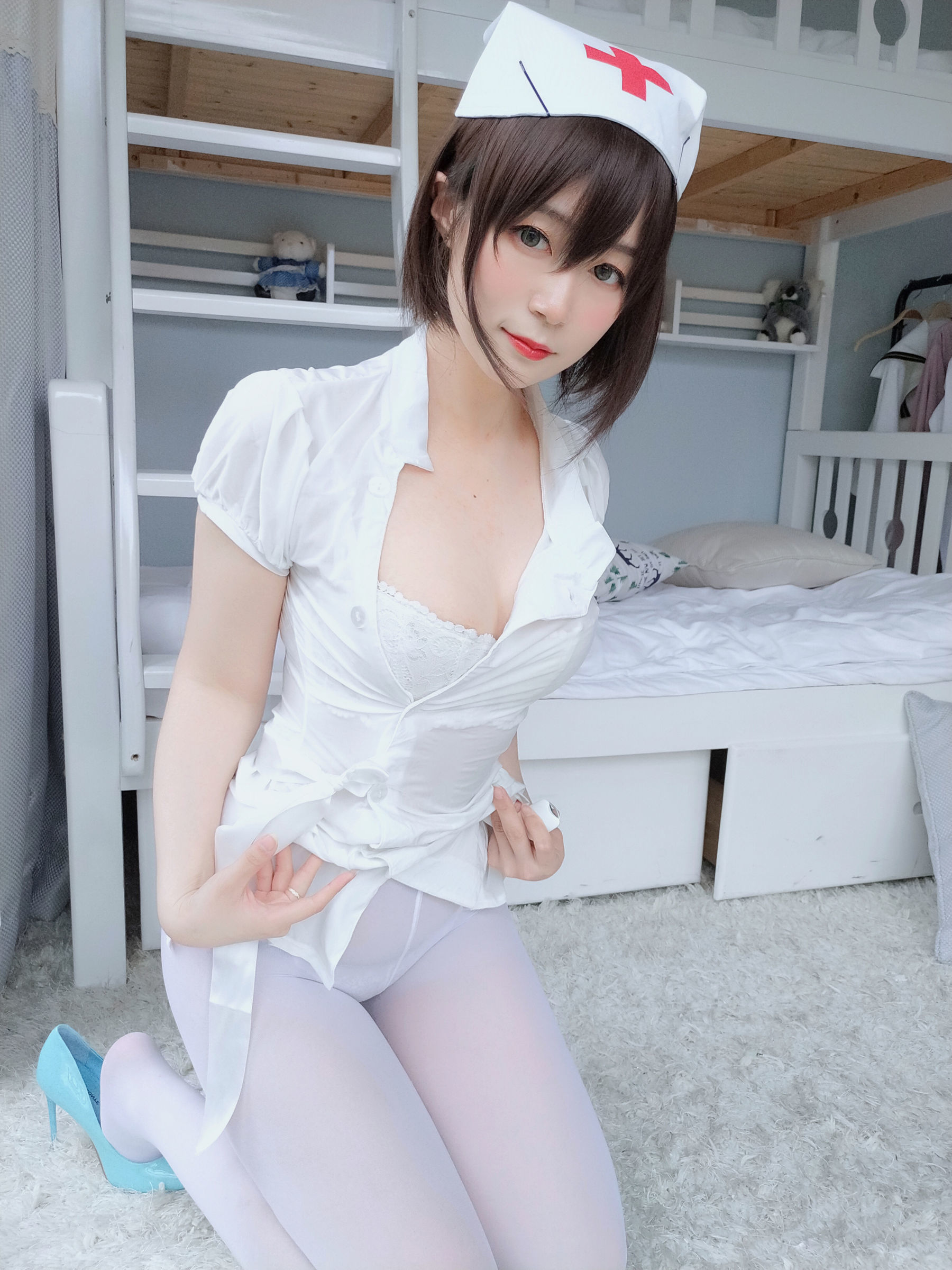 白银 - 白丝小护士-图13