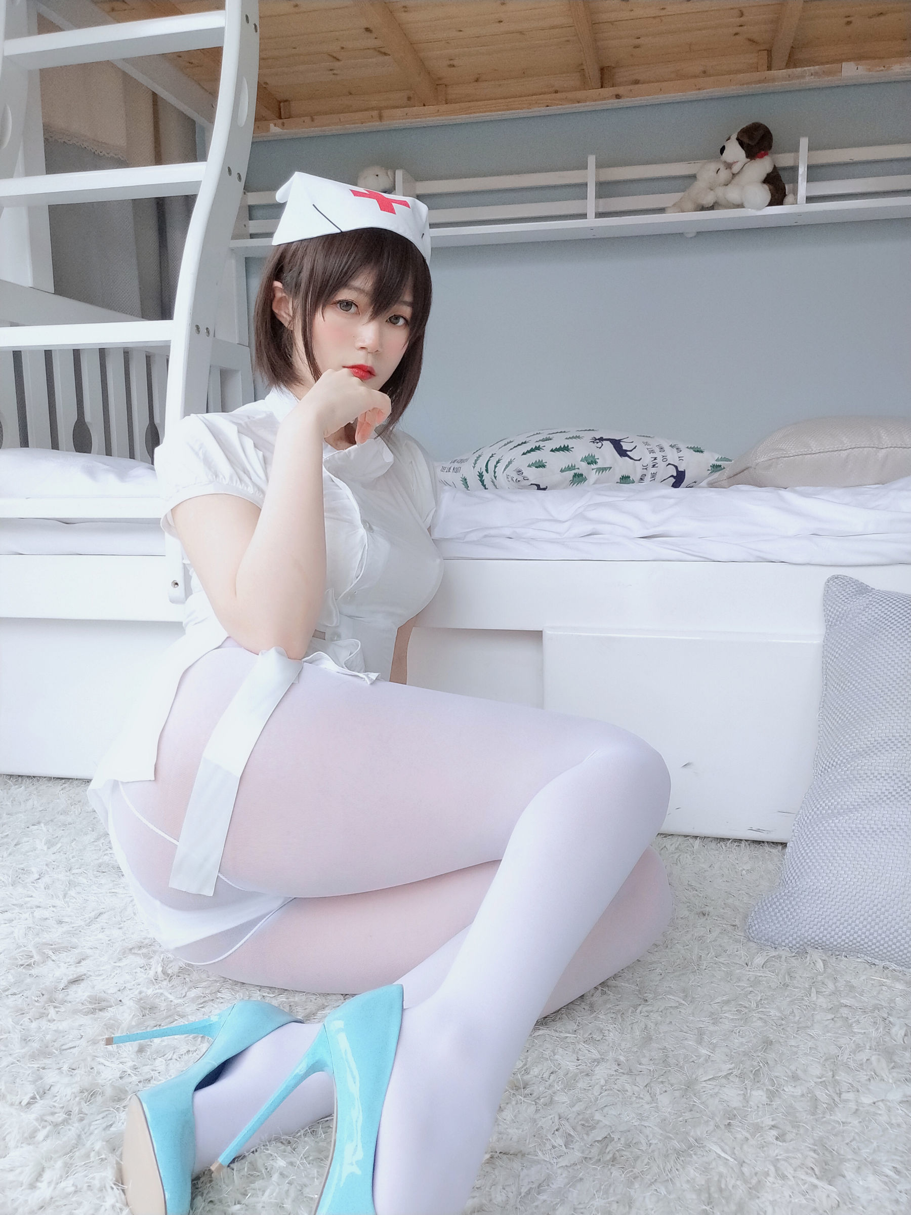 白银 - 白丝小护士-图20