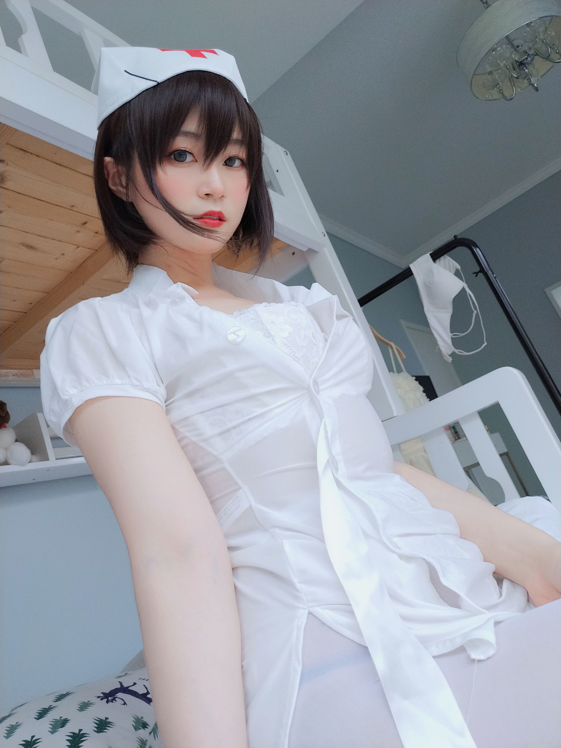 白银 - 白丝小护士-图26