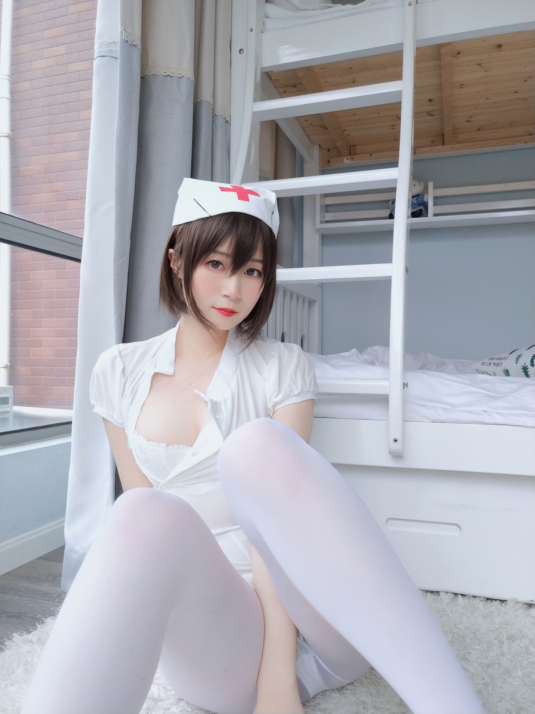 白银 - 白丝小护士-图38