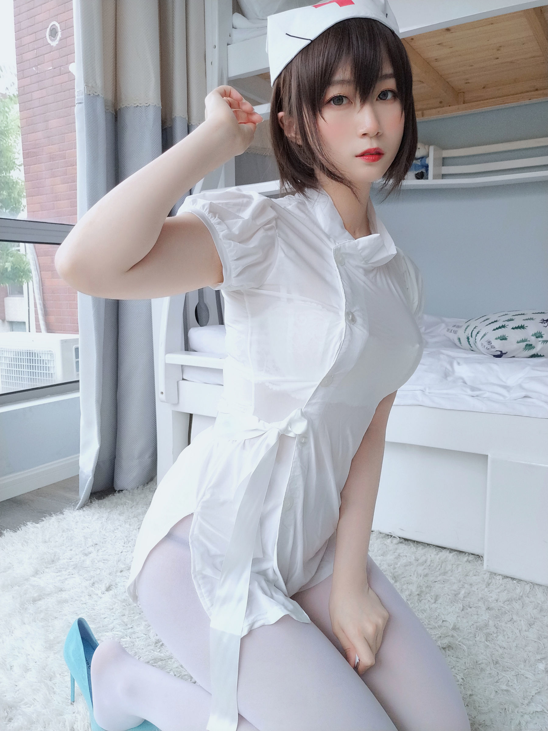 白银 - 白丝小护士-图43
