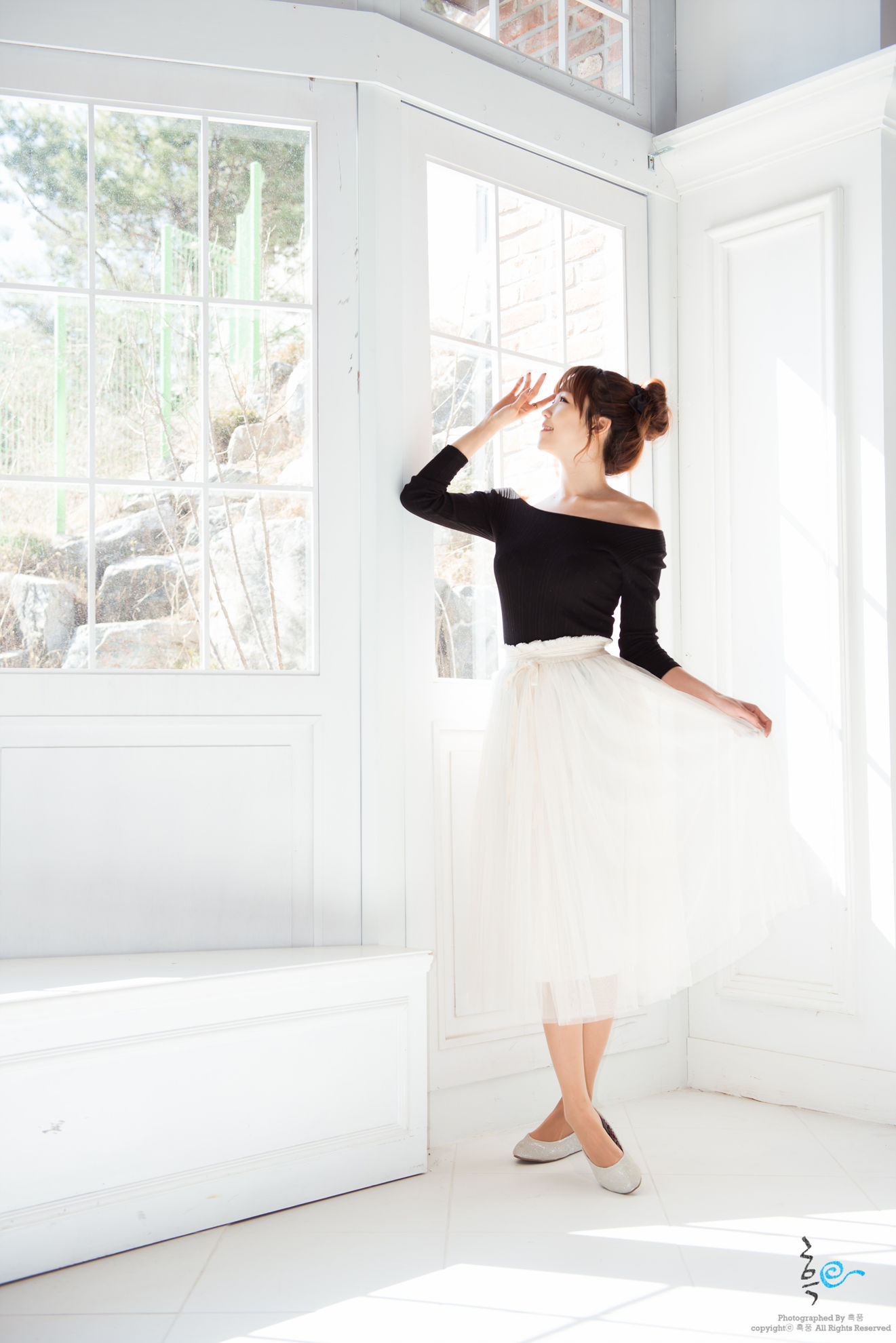 李恩慧 - 白色淑女长裙-图9