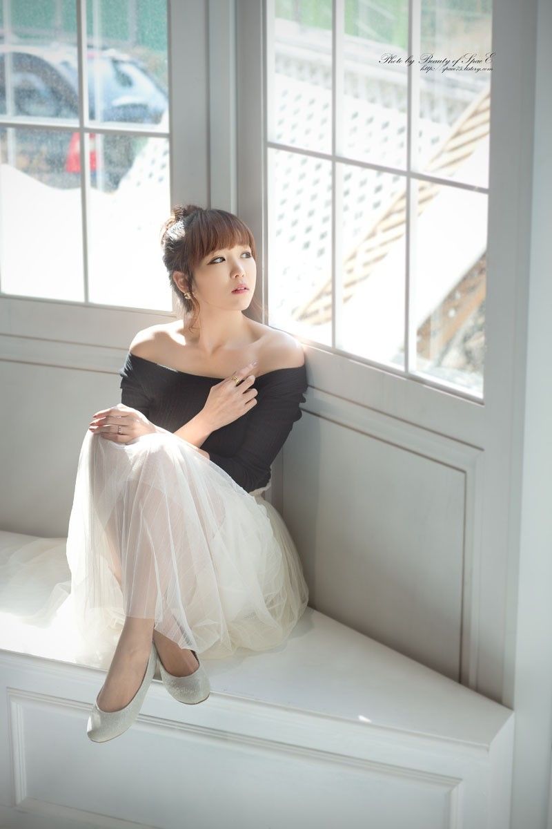 李恩慧 - 白色淑女长裙-图24