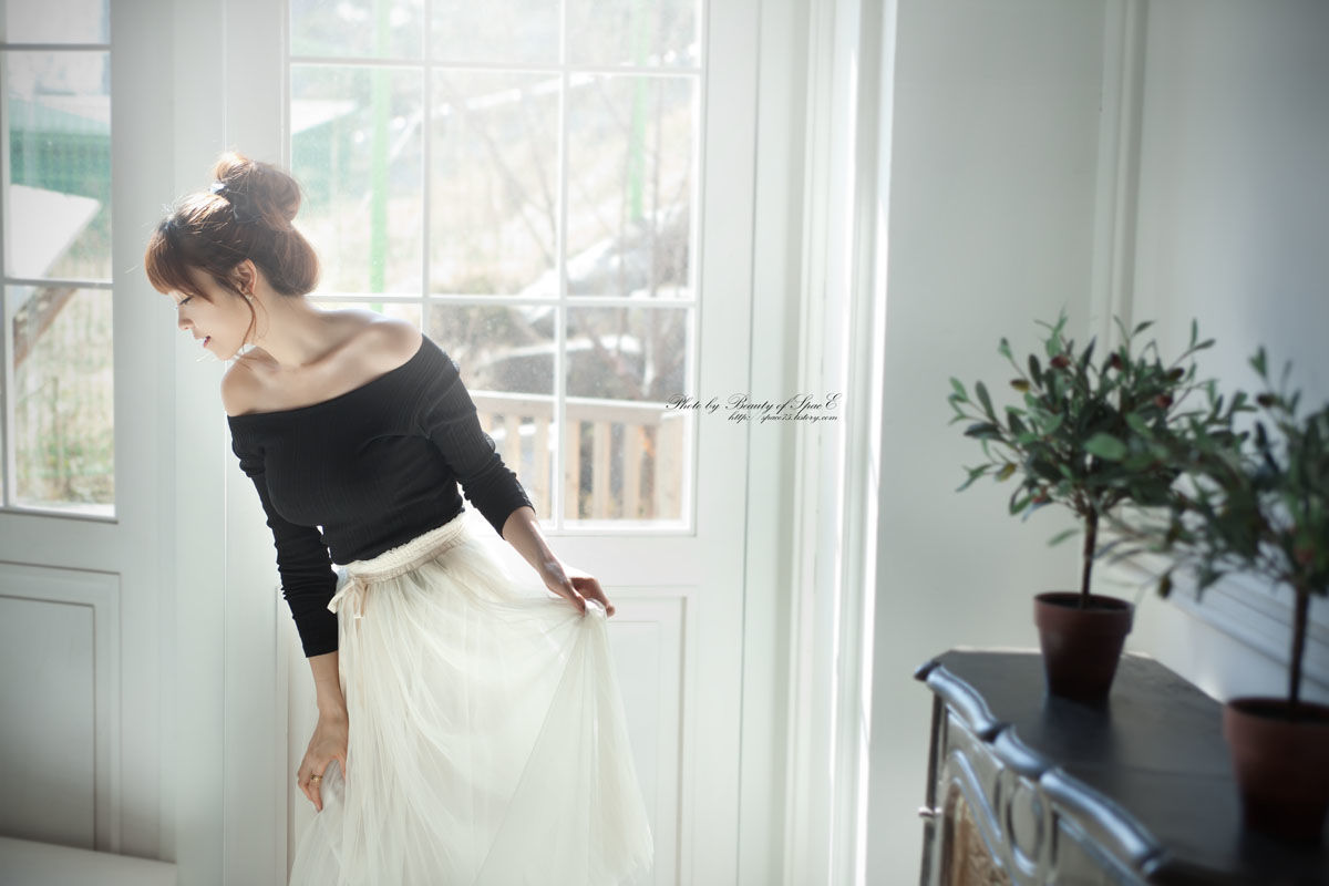 李恩慧 - 白色淑女长裙-图28