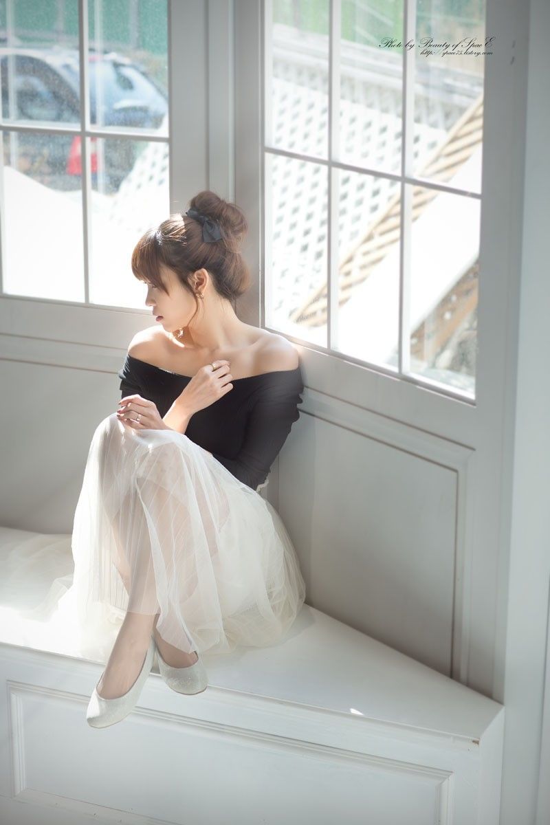 李恩慧 - 白色淑女长裙-图30