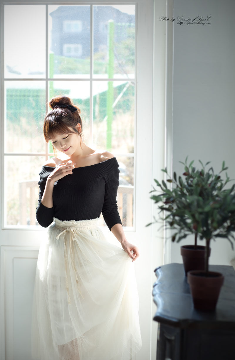 李恩慧 - 白色淑女长裙-图31