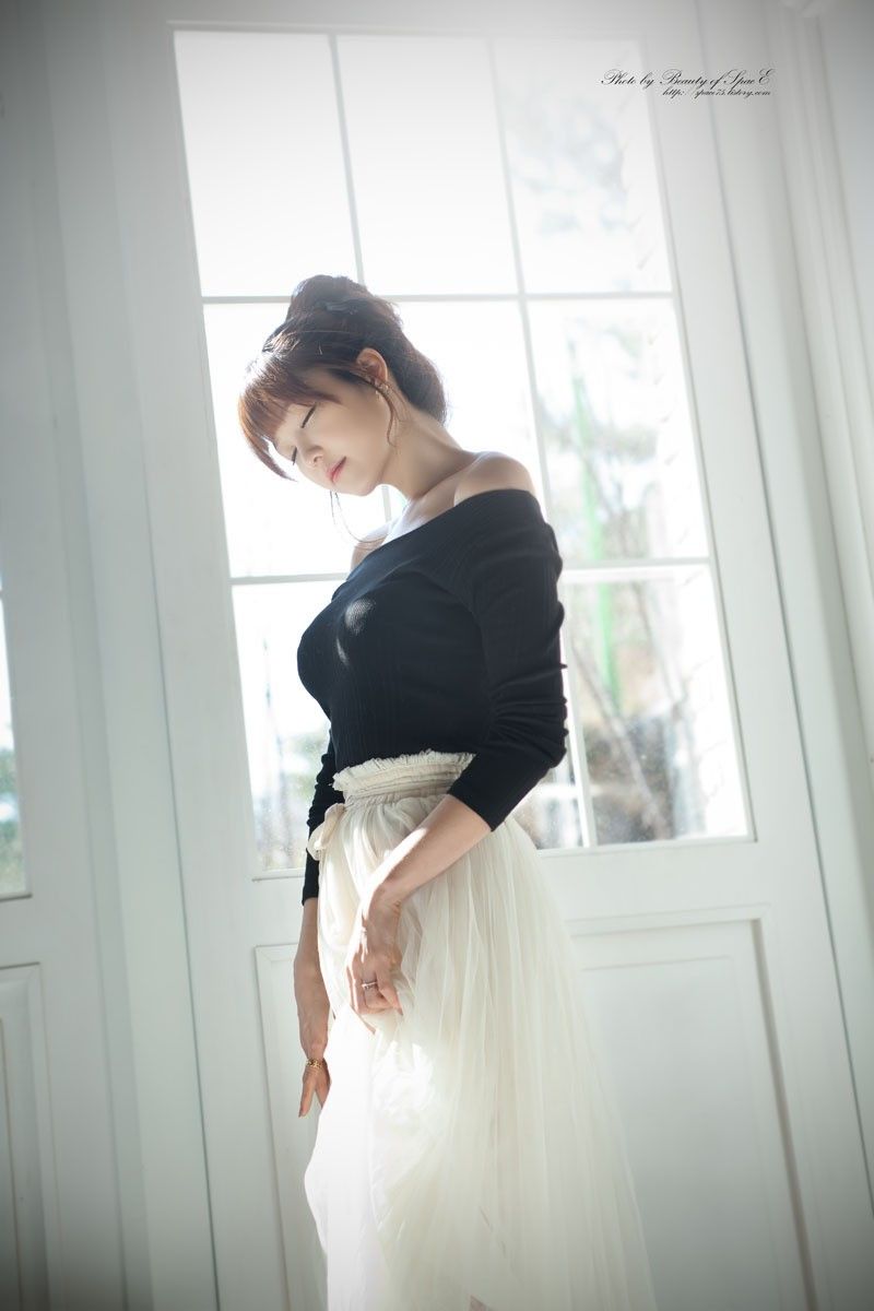 李恩慧 - 白色淑女长裙-图33