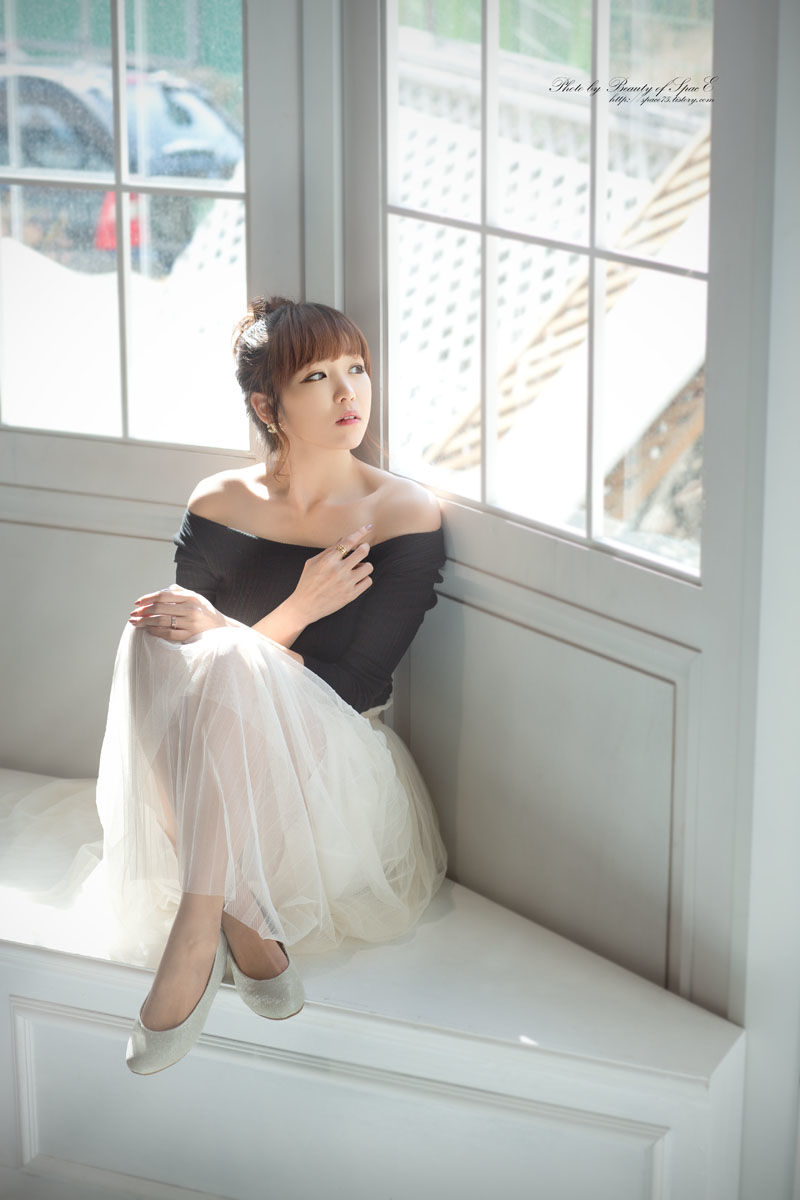 李恩慧 - 白色淑女长裙-图36