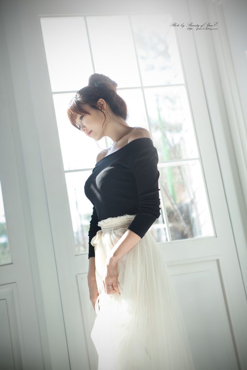 李恩慧 - 白色淑女长裙-图37