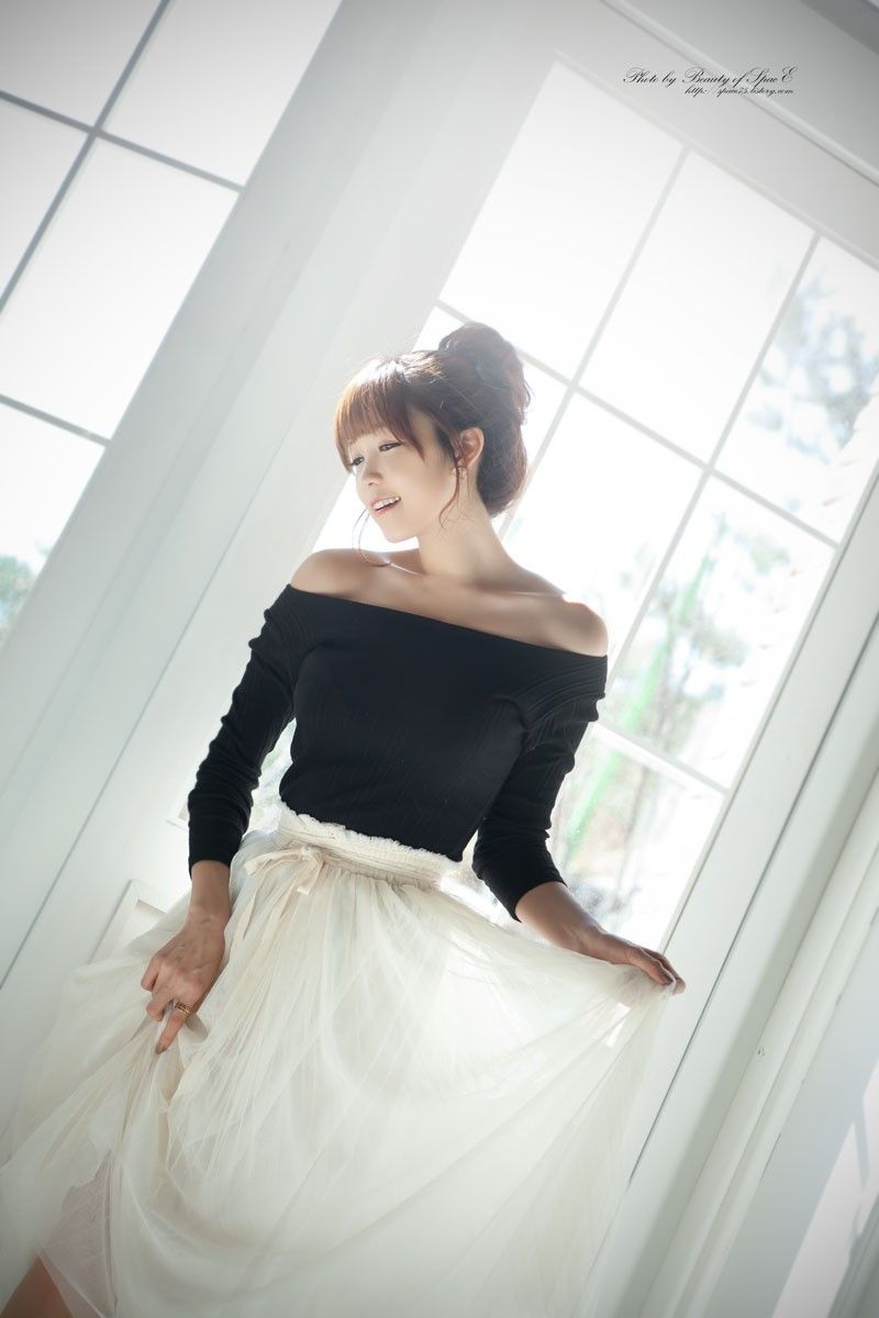 李恩慧 - 白色淑女长裙-图44