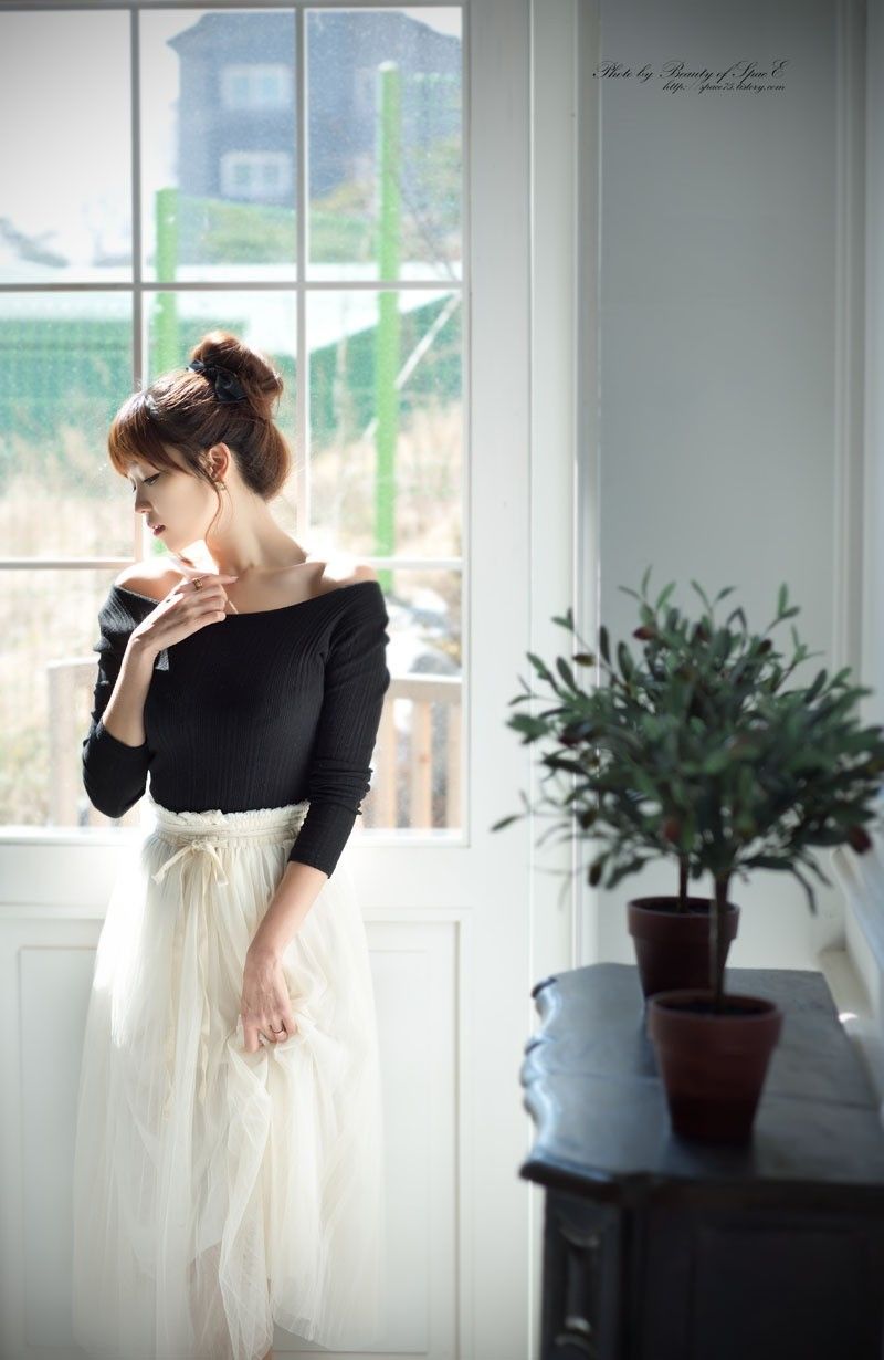 李恩慧 - 白色淑女长裙-图47