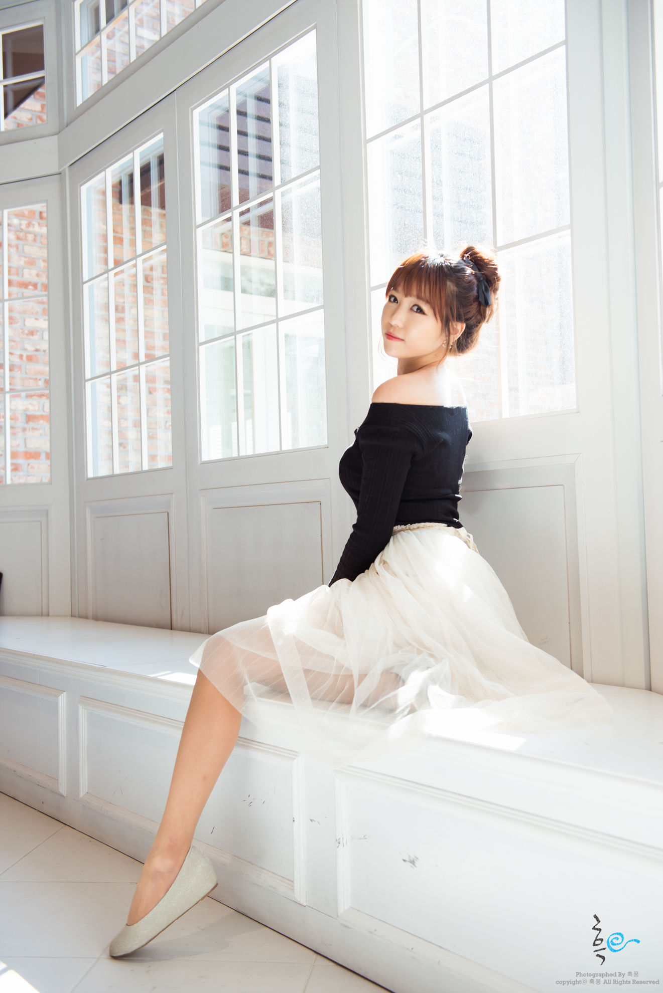 李恩慧 - 白色淑女长裙-图7