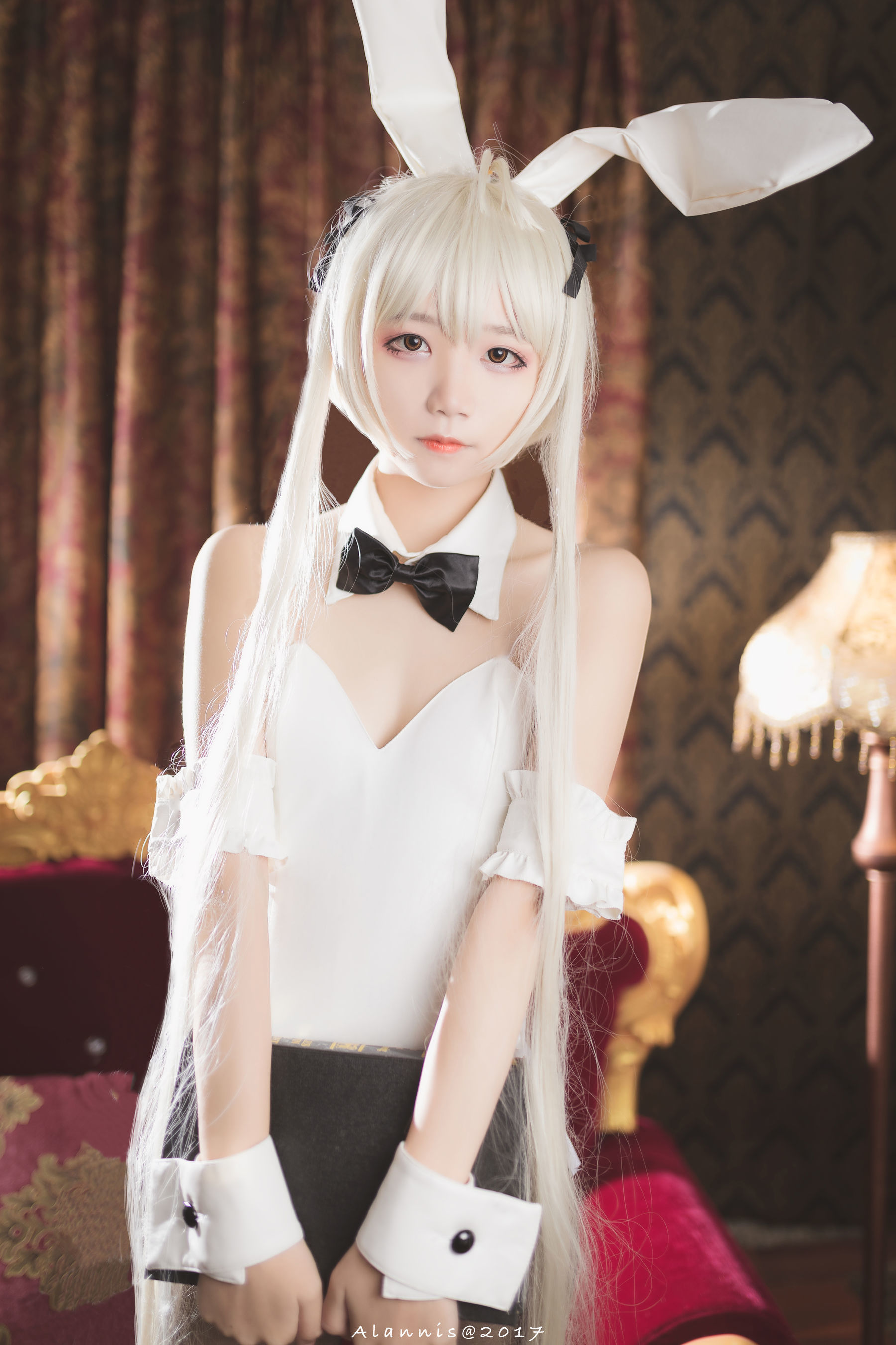 清纯少女五更百鬼 - 兔女郎+白丝美腿-图0