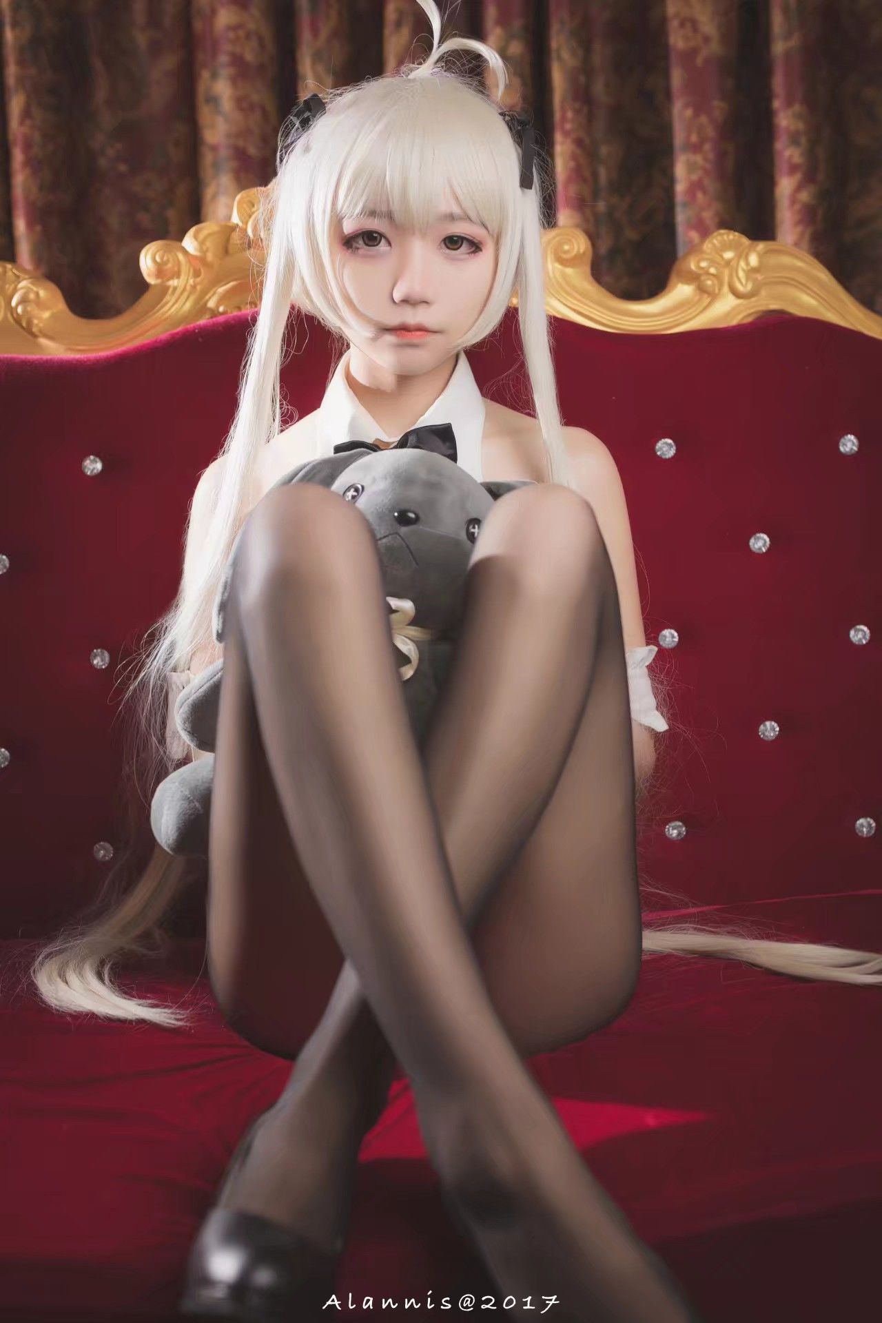 清纯少女五更百鬼 - 兔女郎+白丝美腿-图10