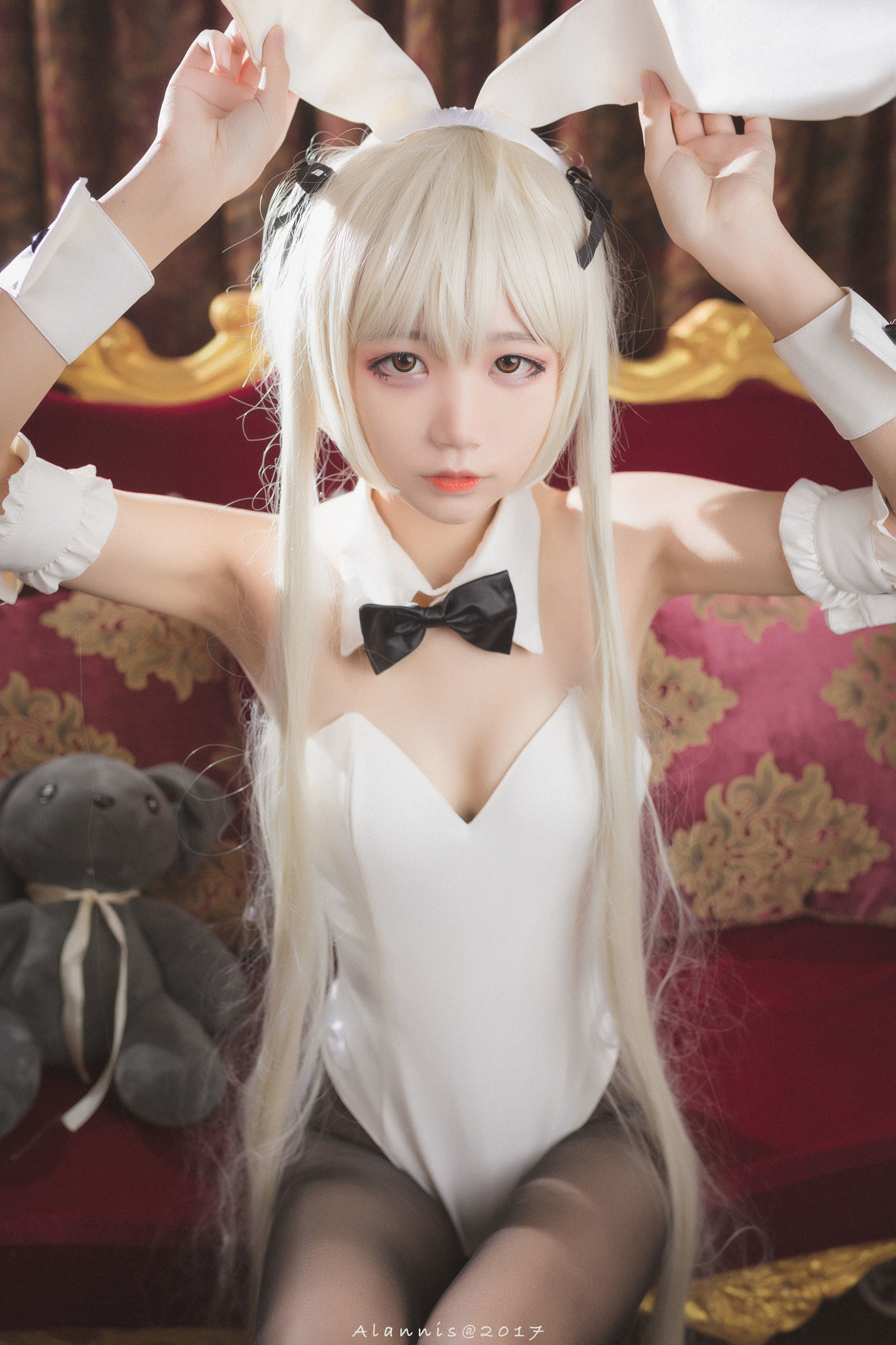 清纯少女五更百鬼 - 兔女郎+白丝美腿-图6