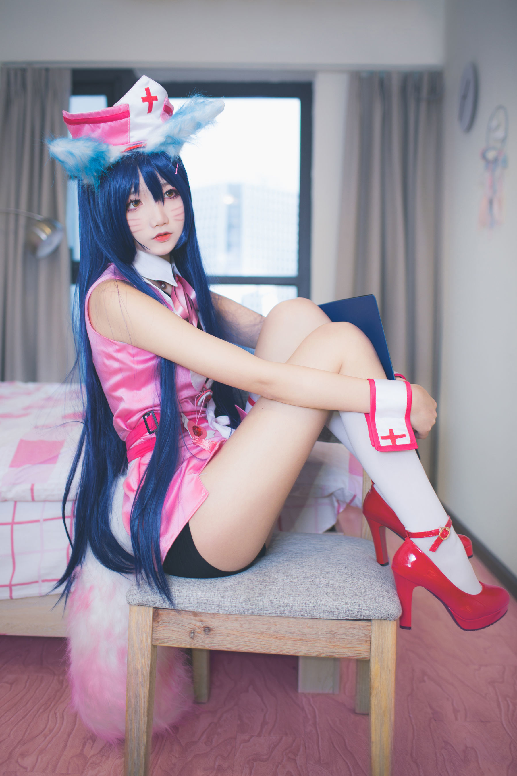 清纯少女五更百鬼 - 阿狸护士服-图30