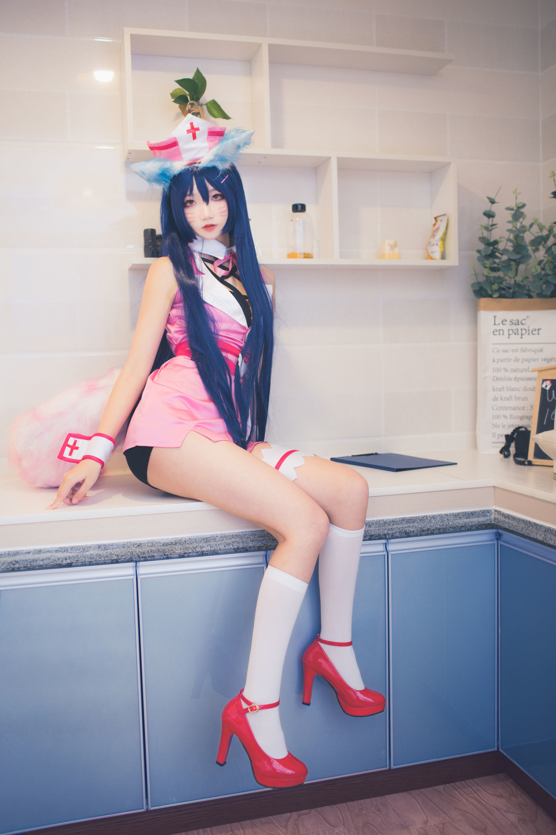 清纯少女五更百鬼 - 阿狸护士服-图32