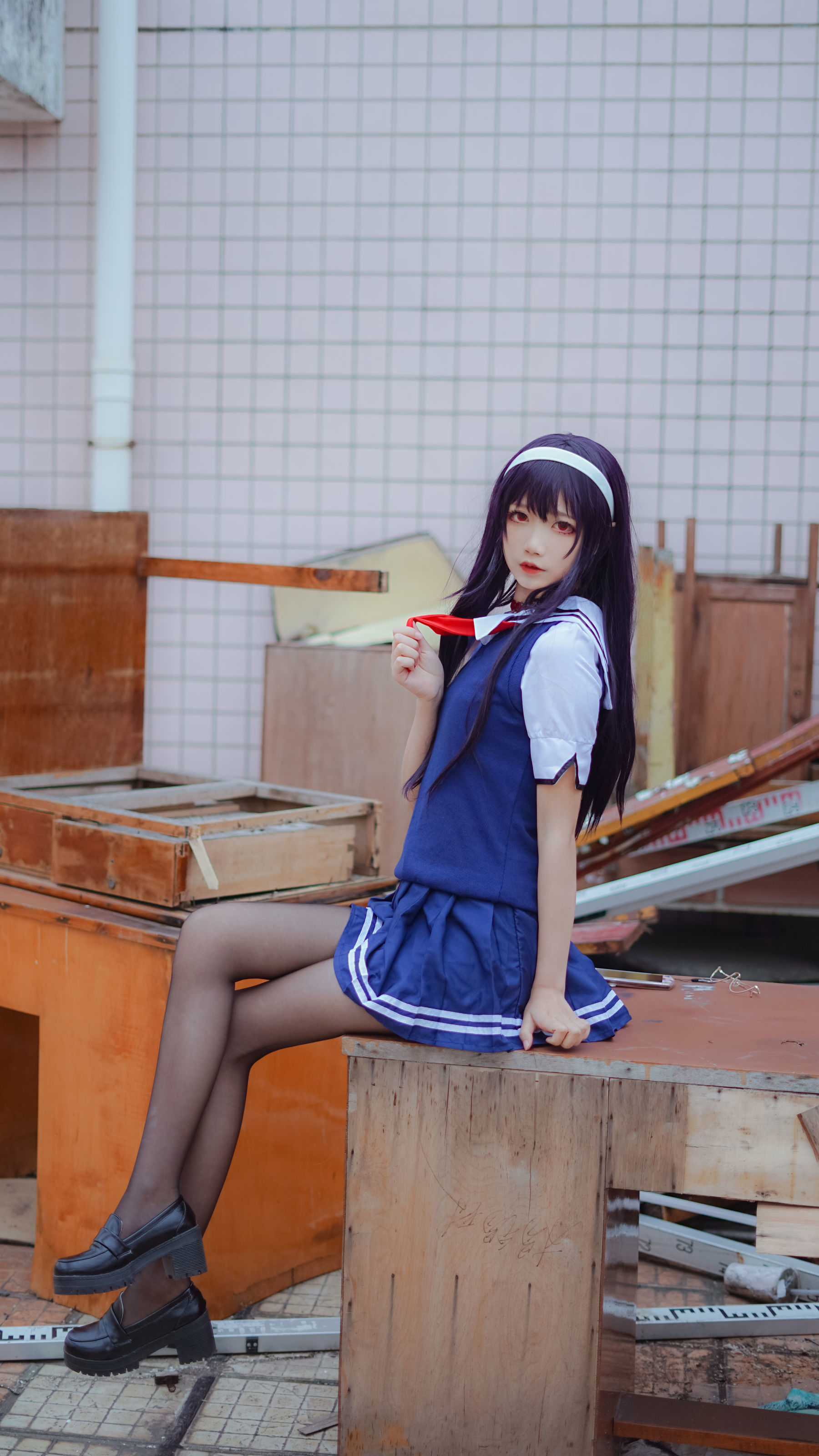 清纯少女五更百鬼 - 学姐校服-图17