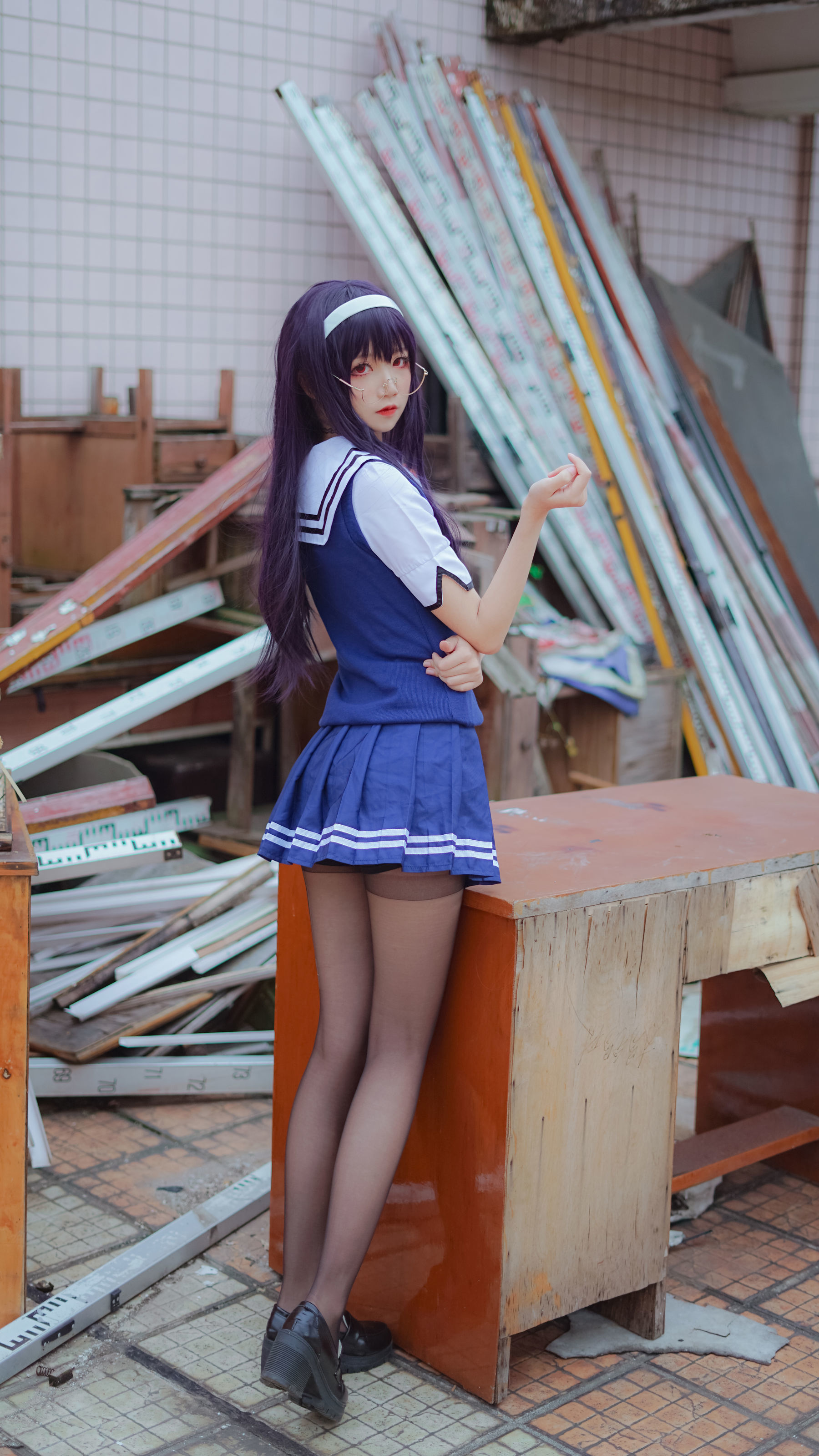 清纯少女五更百鬼 - 学姐校服-图18