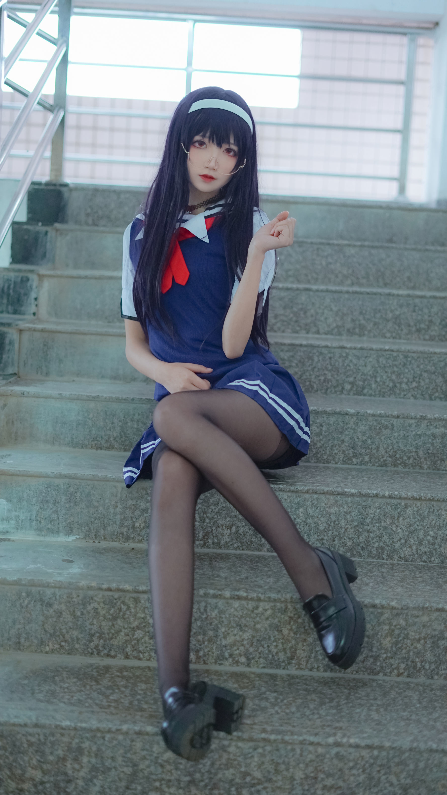 清纯少女五更百鬼 - 学姐校服-图21