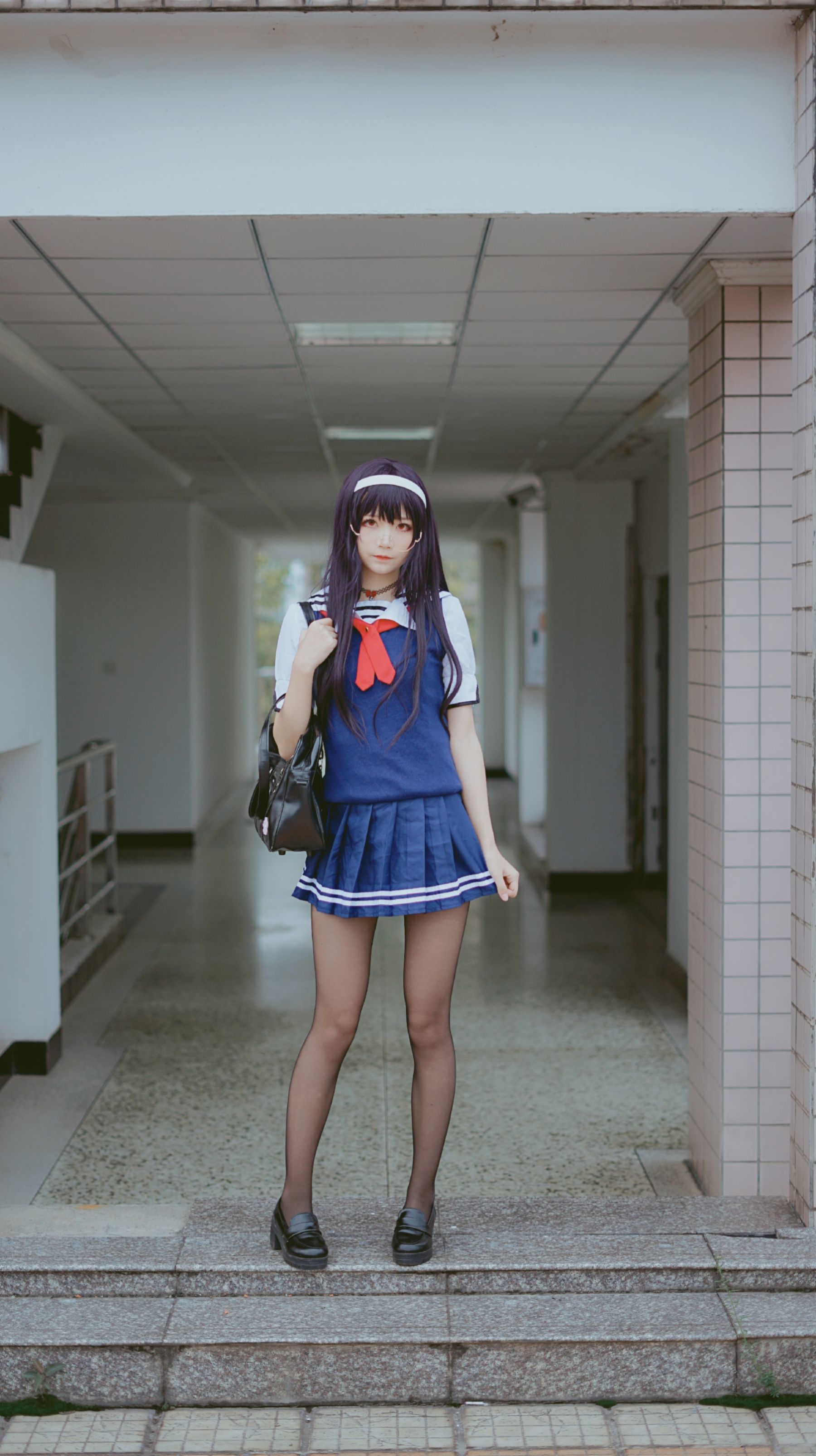 清纯少女五更百鬼 - 学姐校服-图23