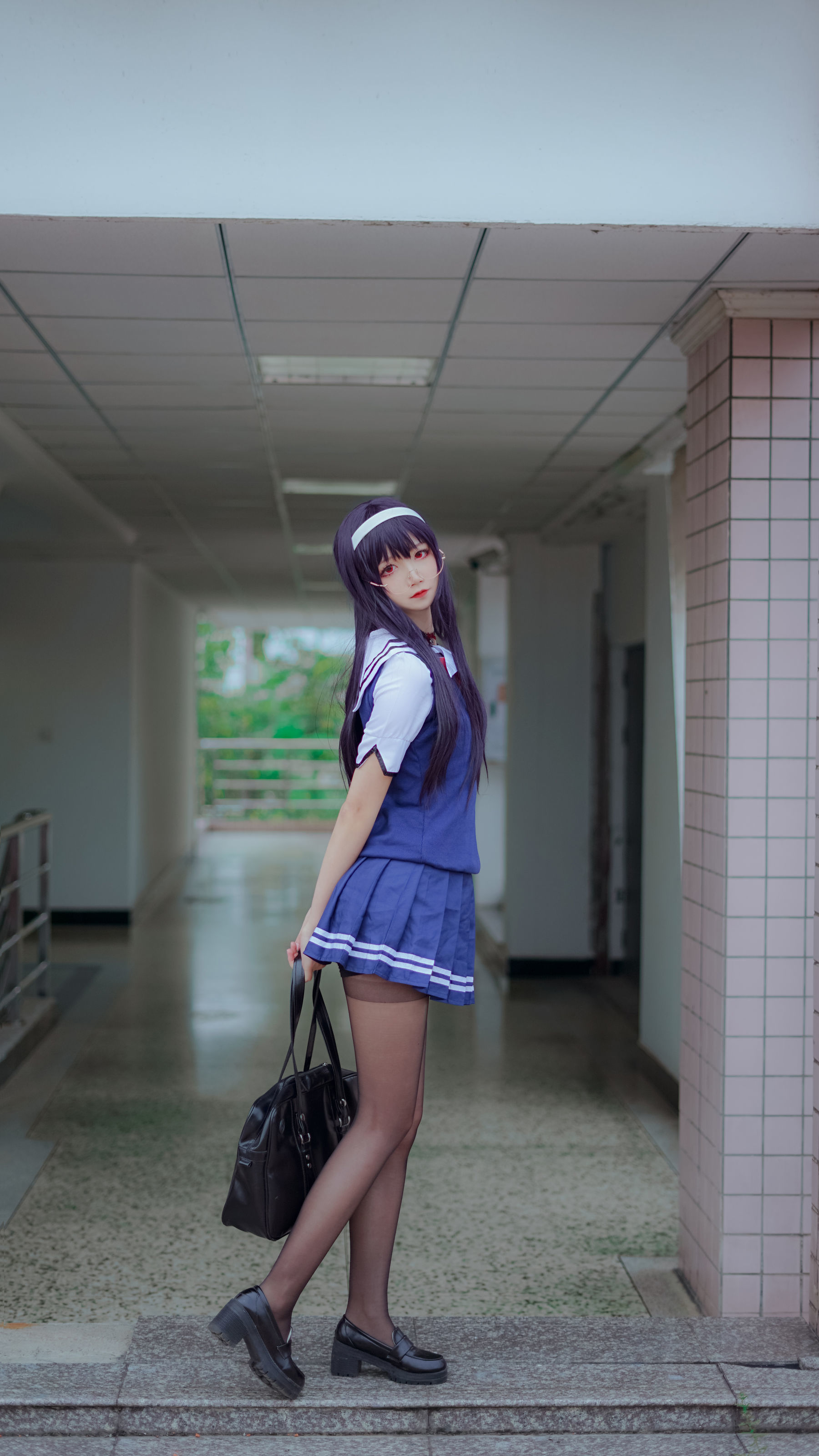 清纯少女五更百鬼 - 学姐校服-图24