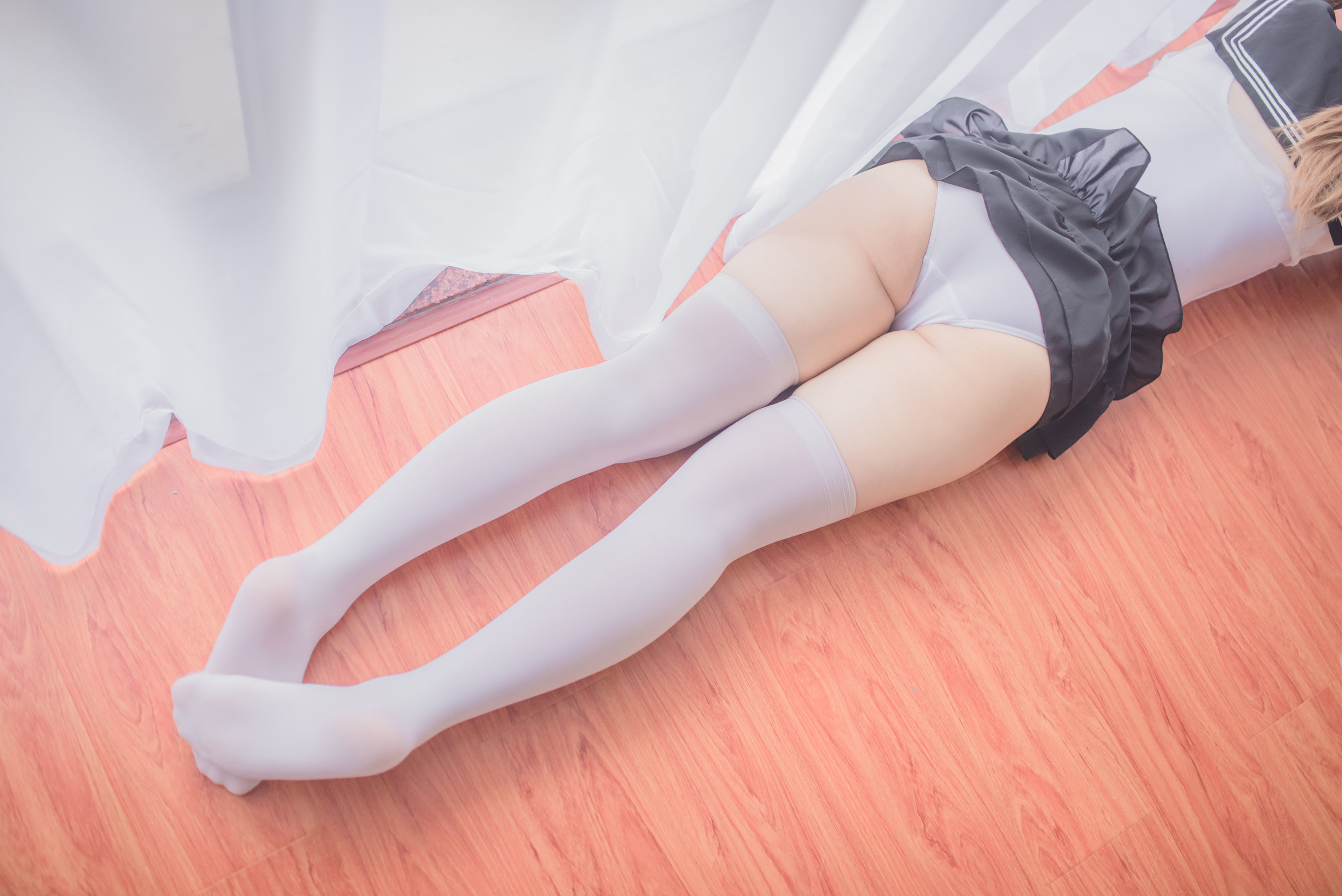 白金Saki - 学生服-图10