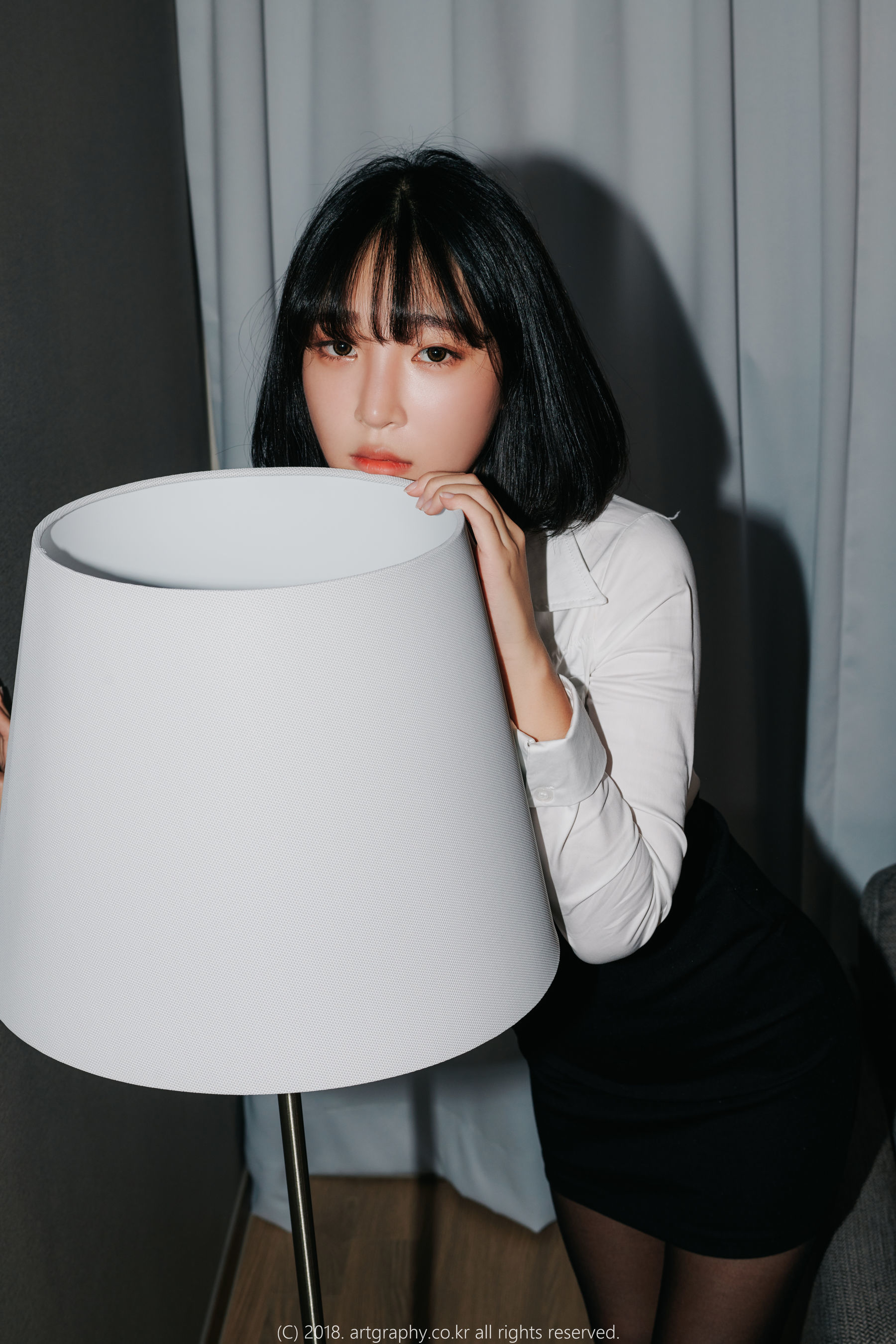 VOL.042 巨乳少女姜仁卿 - 黑丝制服+女仆诱惑-图23