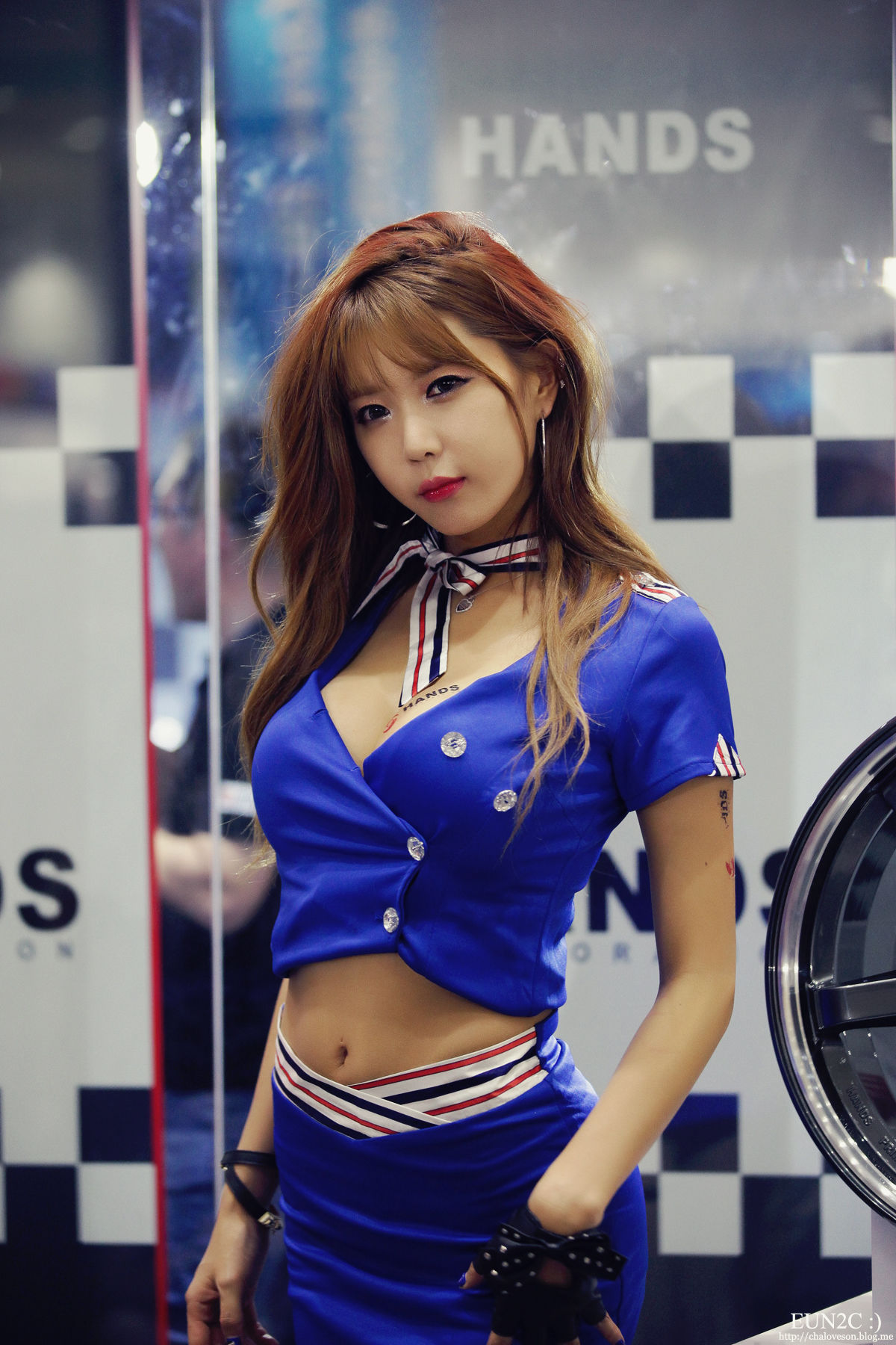 许允美 - 2014首尔汽车展-空姐制服系列-图70