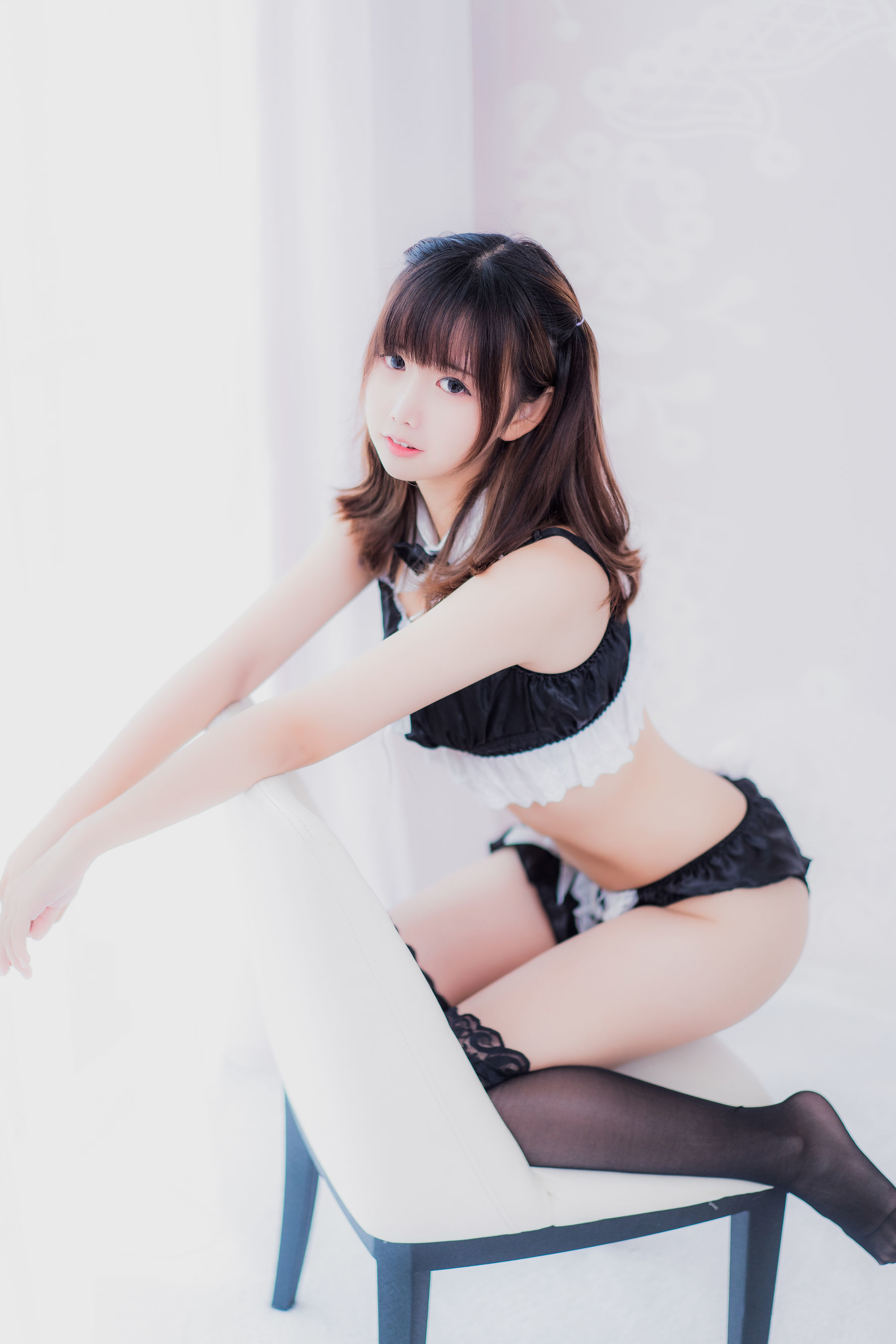 面饼仙儿 - 黑丝女仆私房-图12