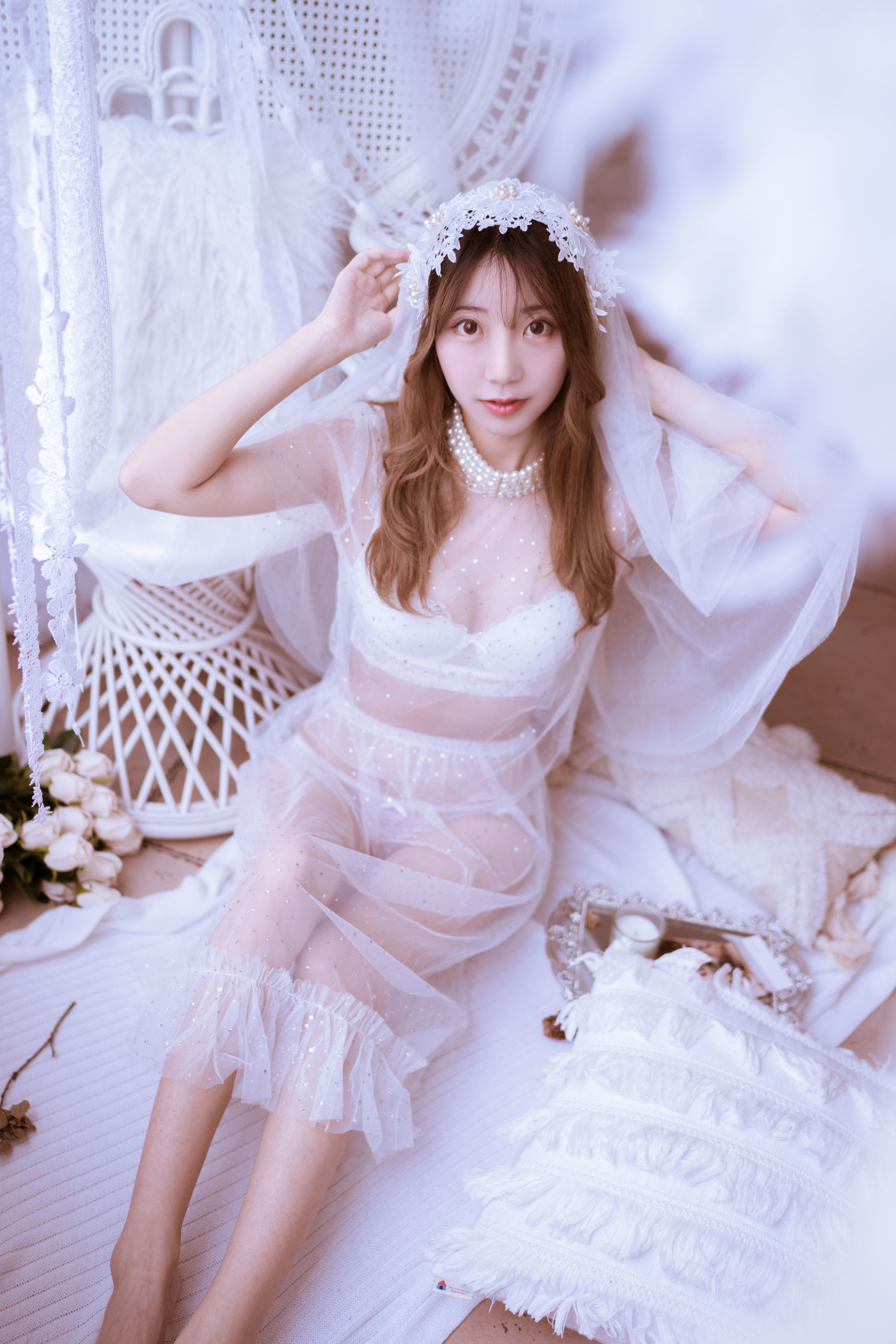 黑川 - 年上彼女 婚纱+毛衣-图10