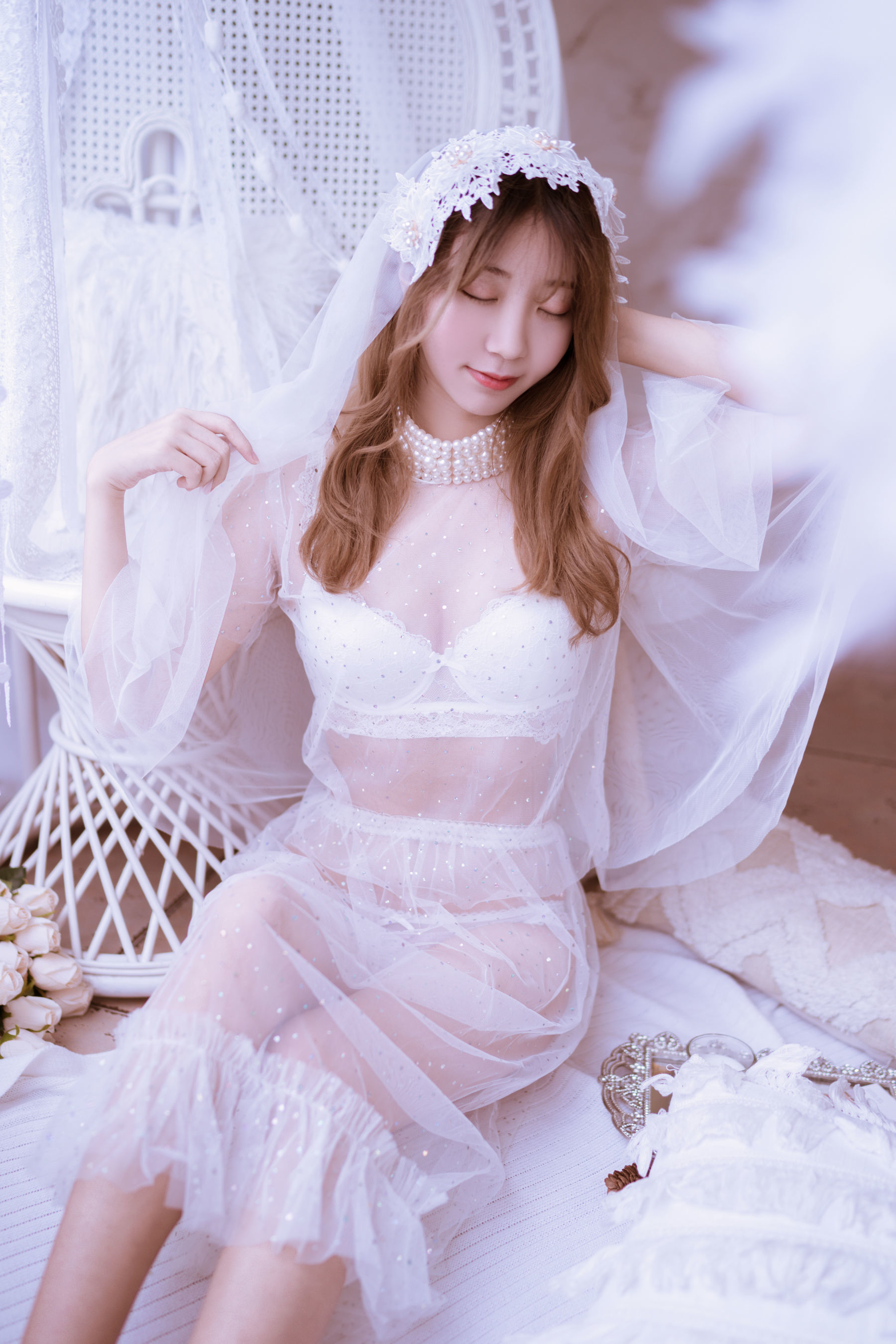 黑川 - 年上彼女 婚纱+毛衣-图11